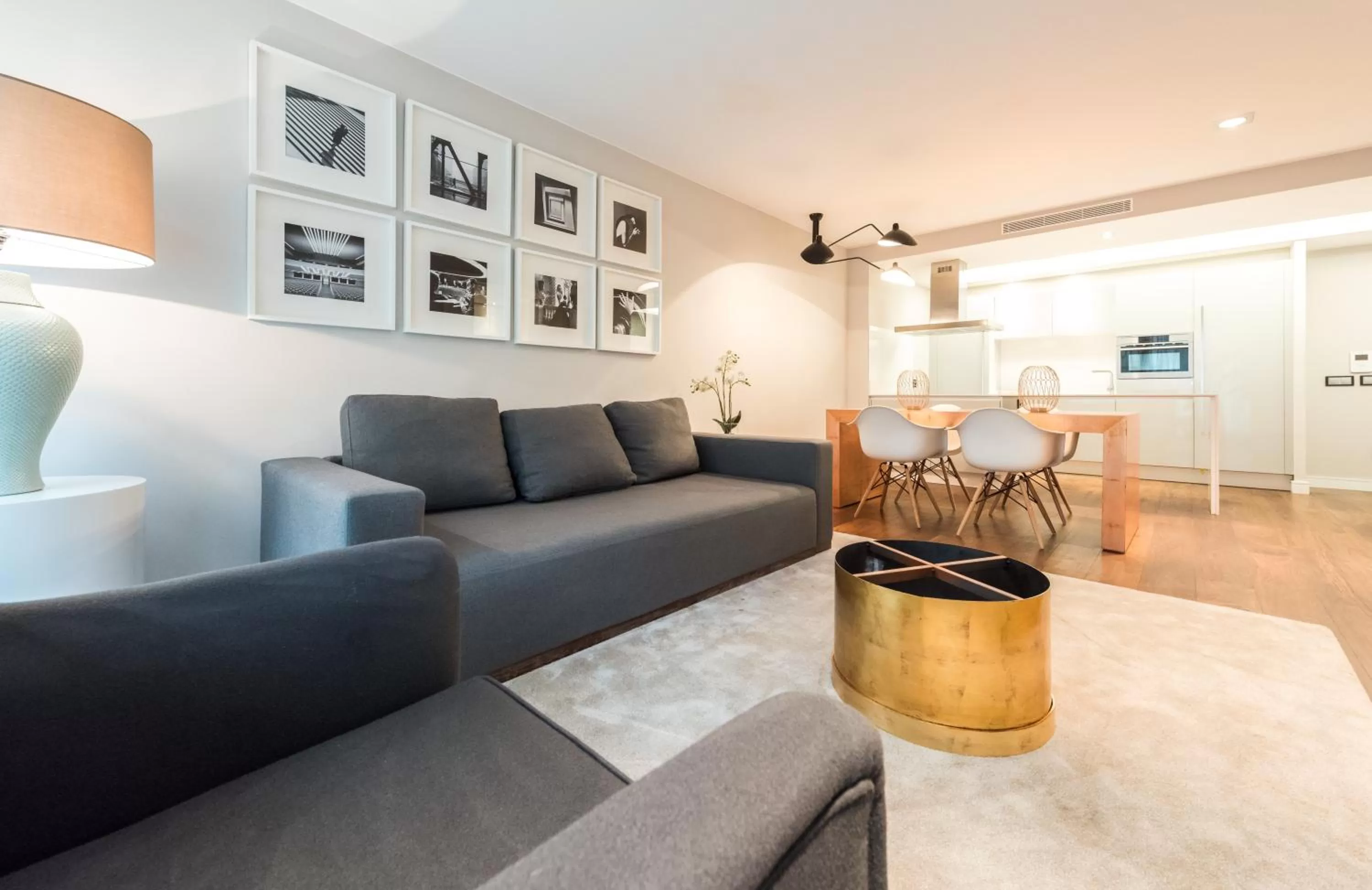 Living room in Gran View Apartments