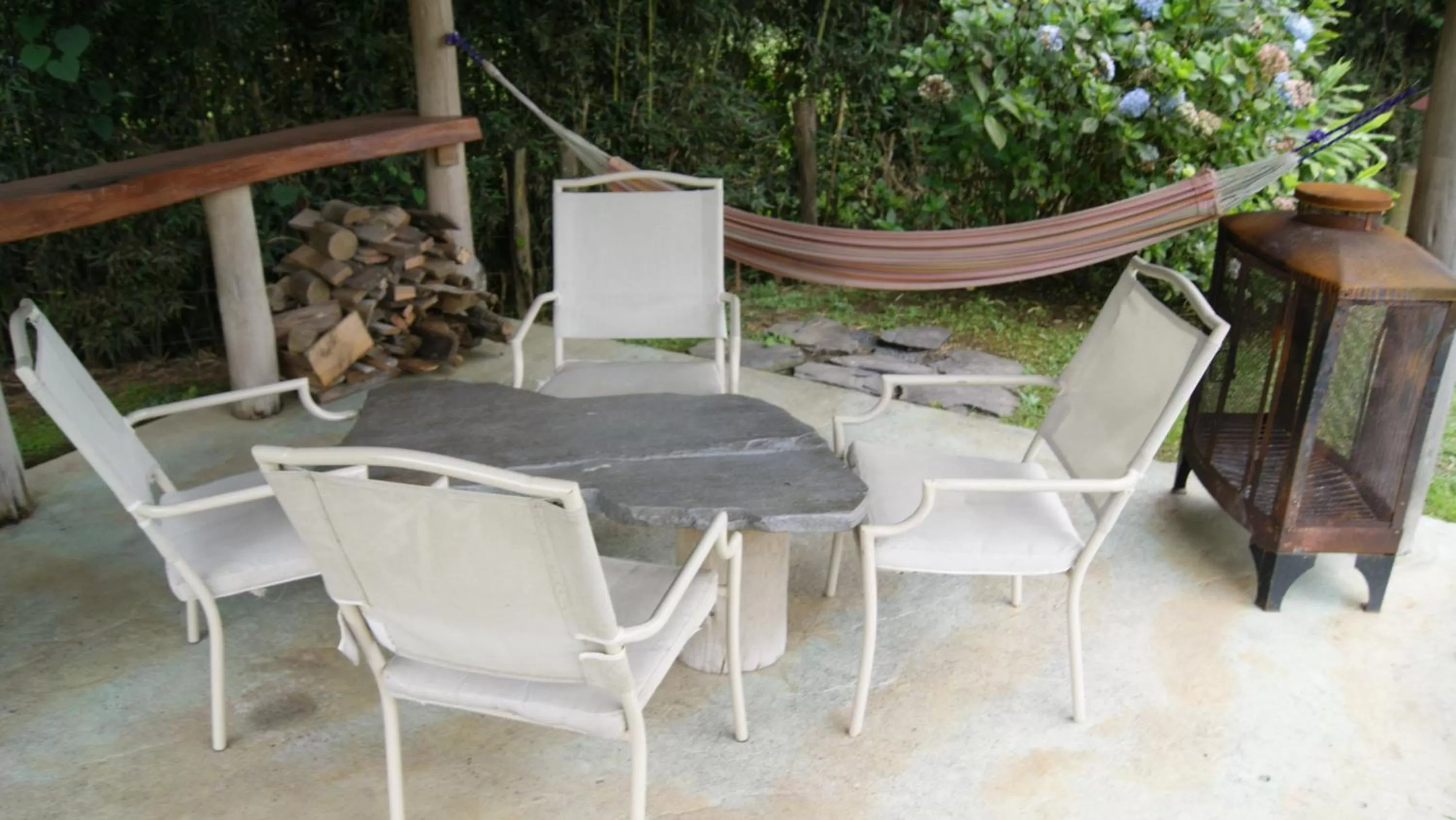 Patio in Matisses Hotel & Spa