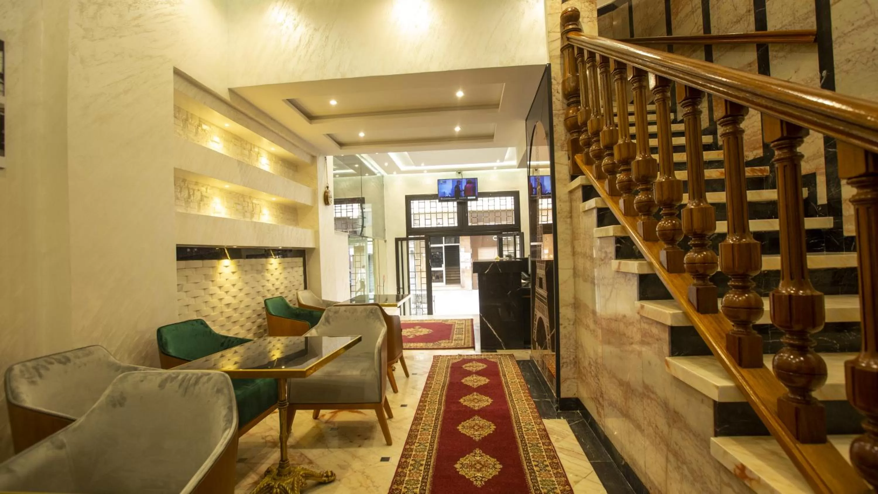 Lobby or reception in Hotel de paris