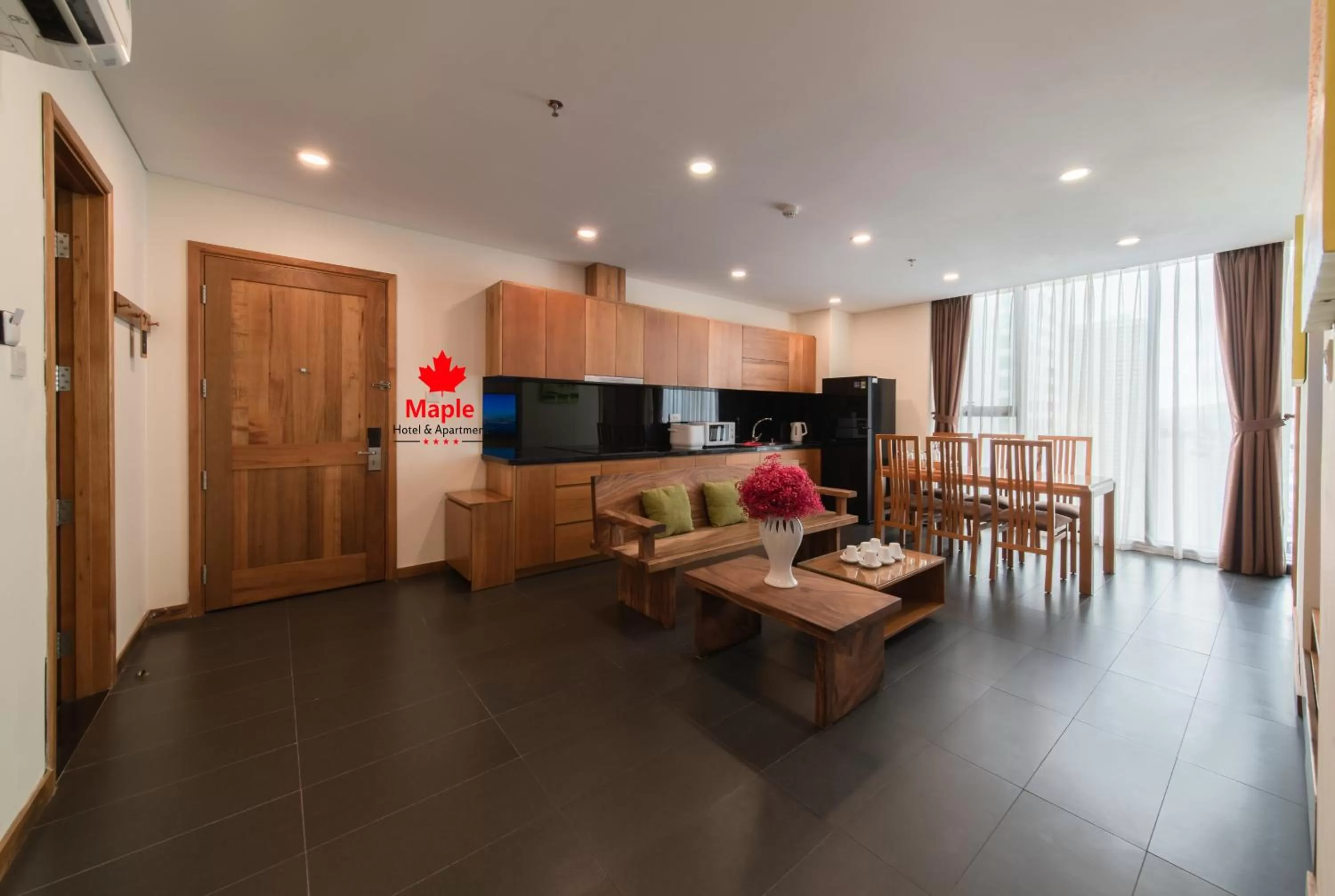 kitchen in Maple Hotel & Apartment