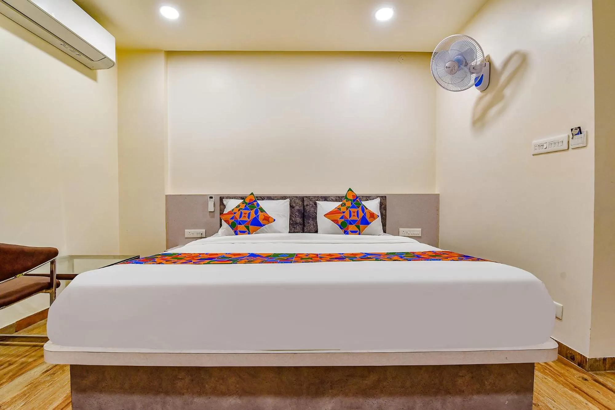 Bed in FabHotel Prime Rudra