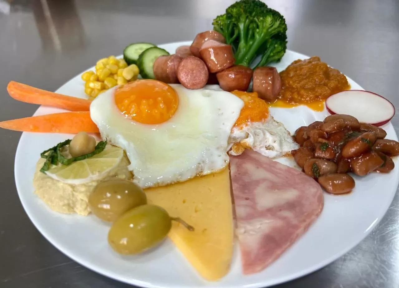 Breakfast, Food in Bristol Hotel Tashkent