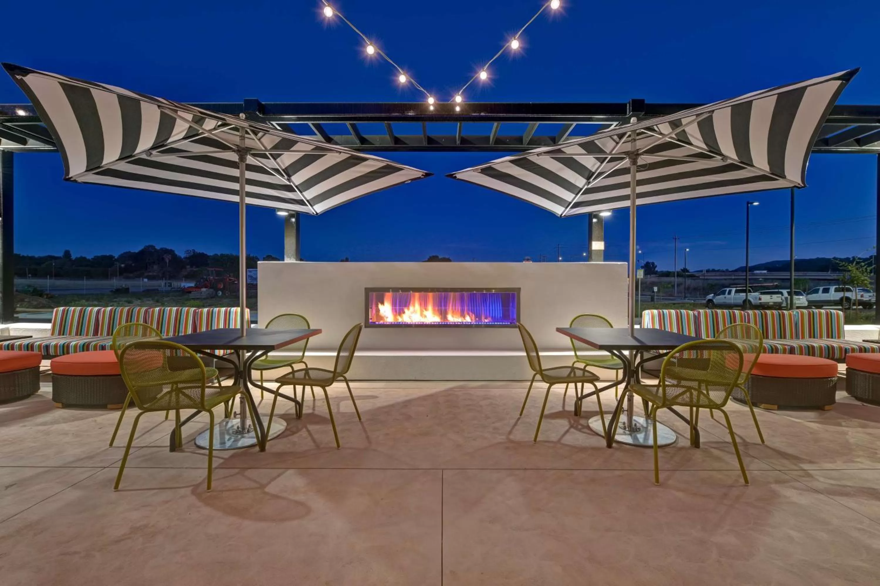 Patio in Home2 Suites By Hilton Atascadero, Ca