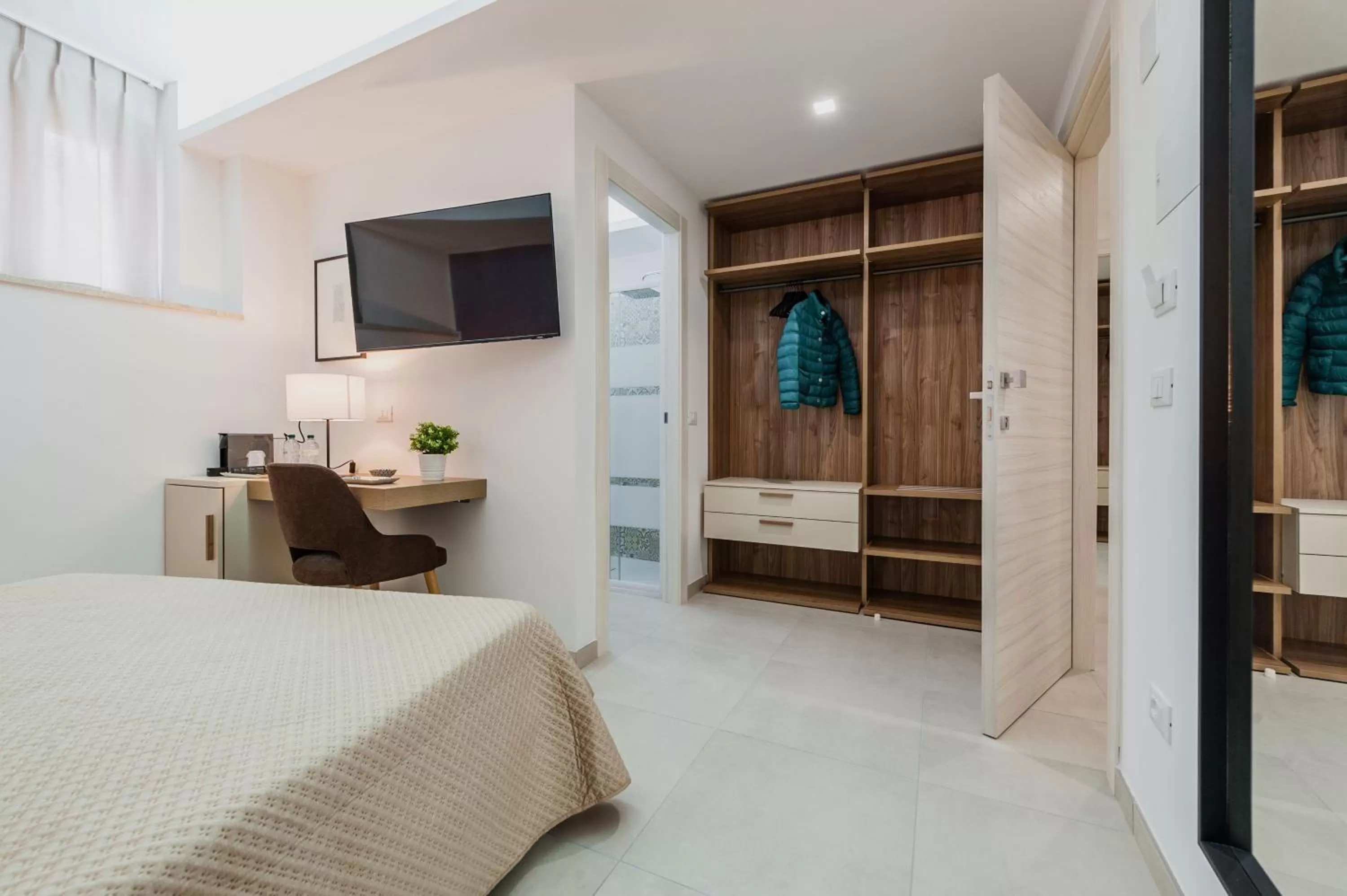 Bed in Archimede's Rooms