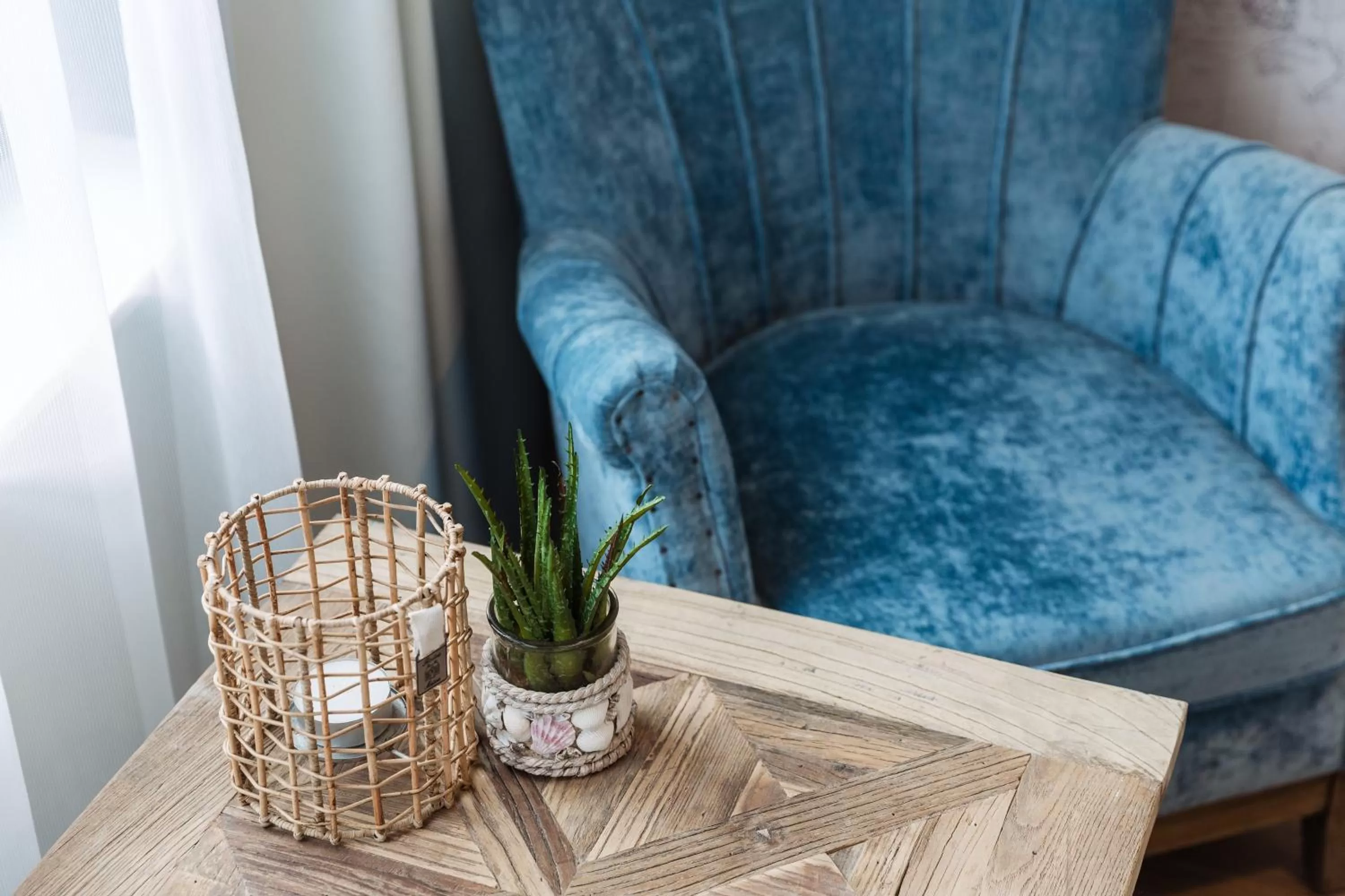 Seating area in Hotel Cocoon