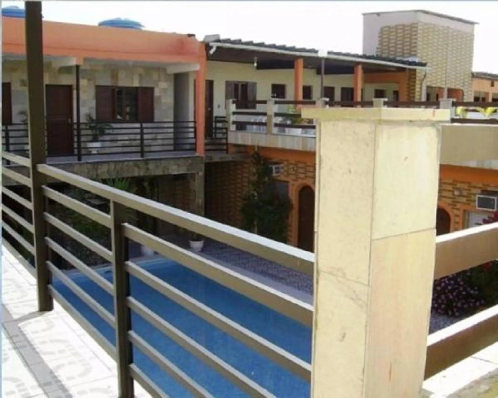 Pool view in Hotel Alaska