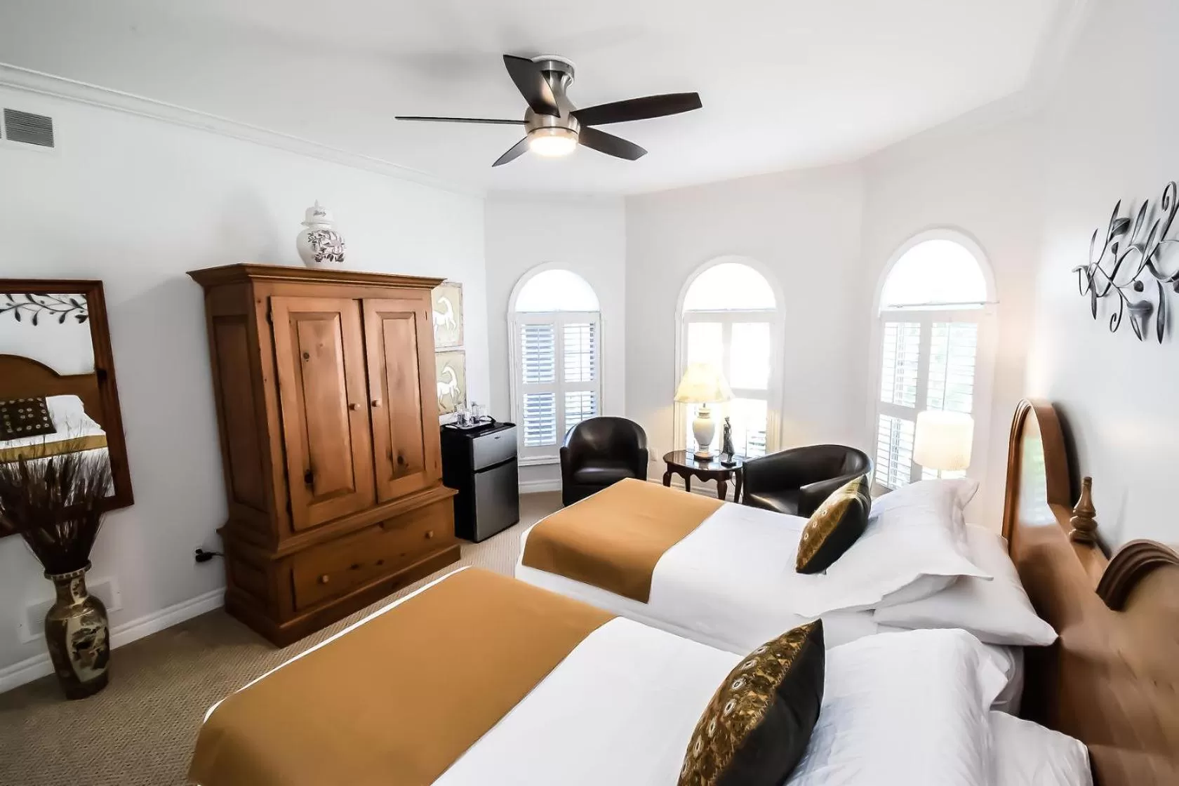 Bed in Graystone Bed & Breakfast