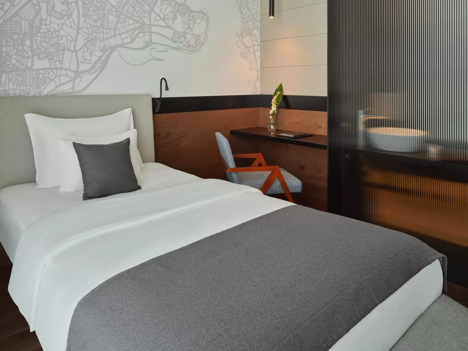 Bed in Mövenpick Zagreb