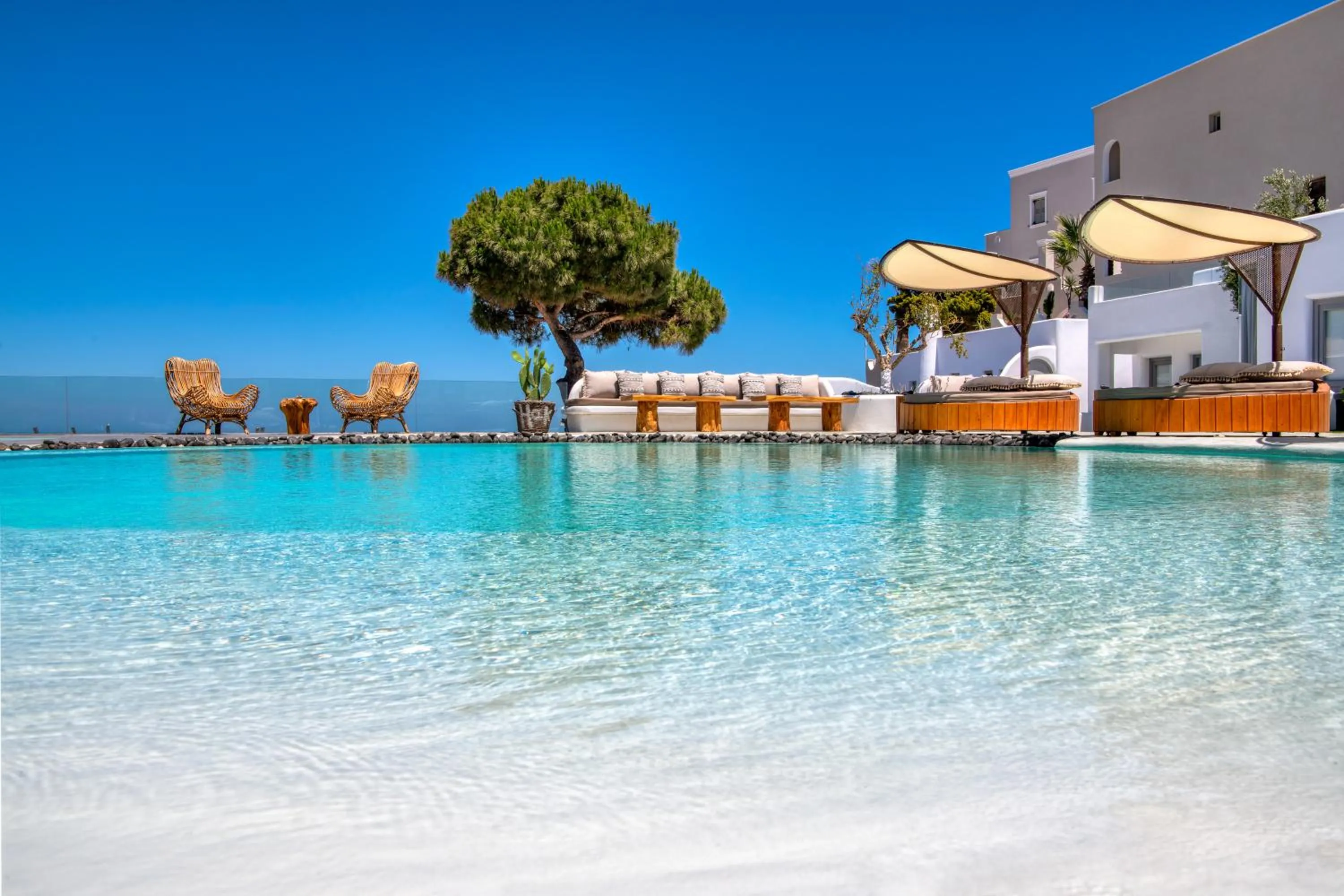 Swimming pool in San Marino Suites by Calm Collection