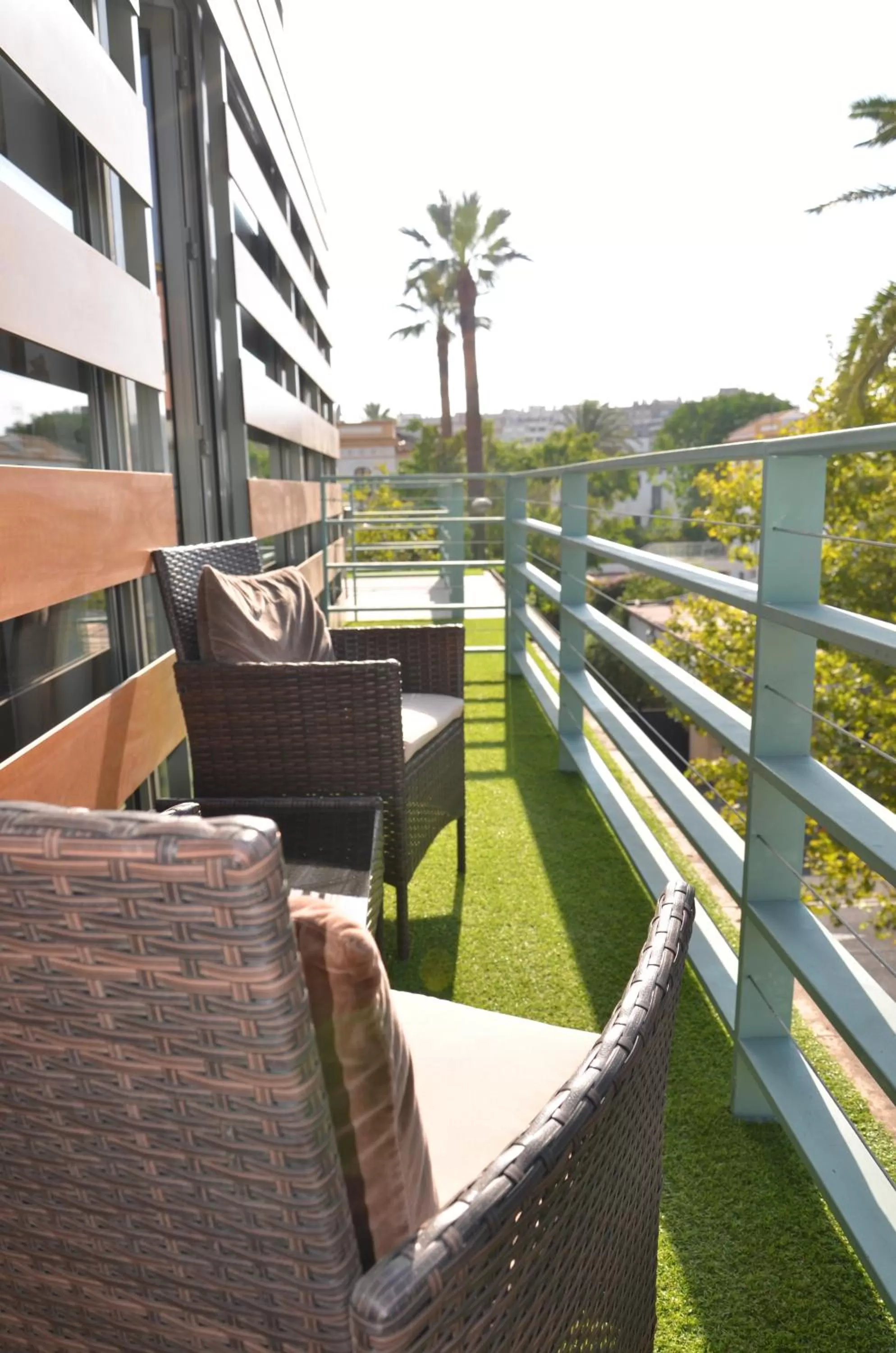 Balcony/Terrace in Urban House Siurot 33