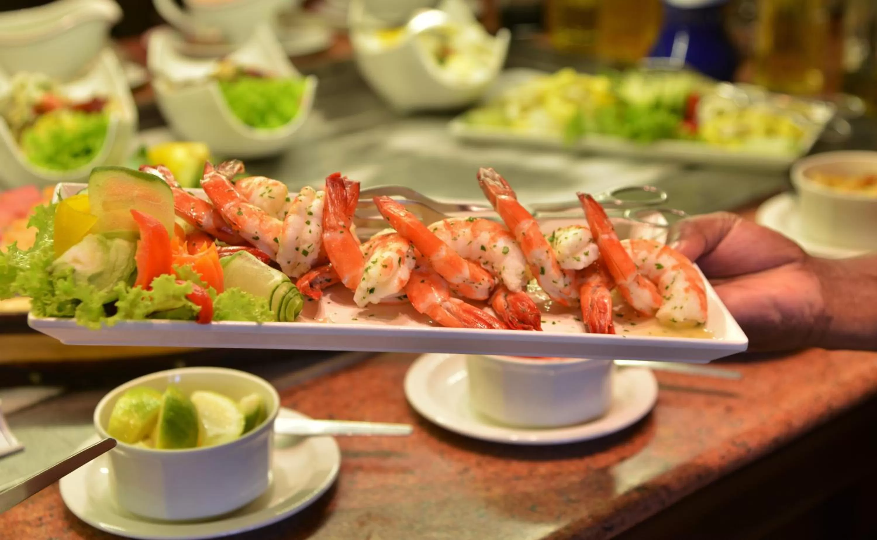 Food in Polana Serena Hotel