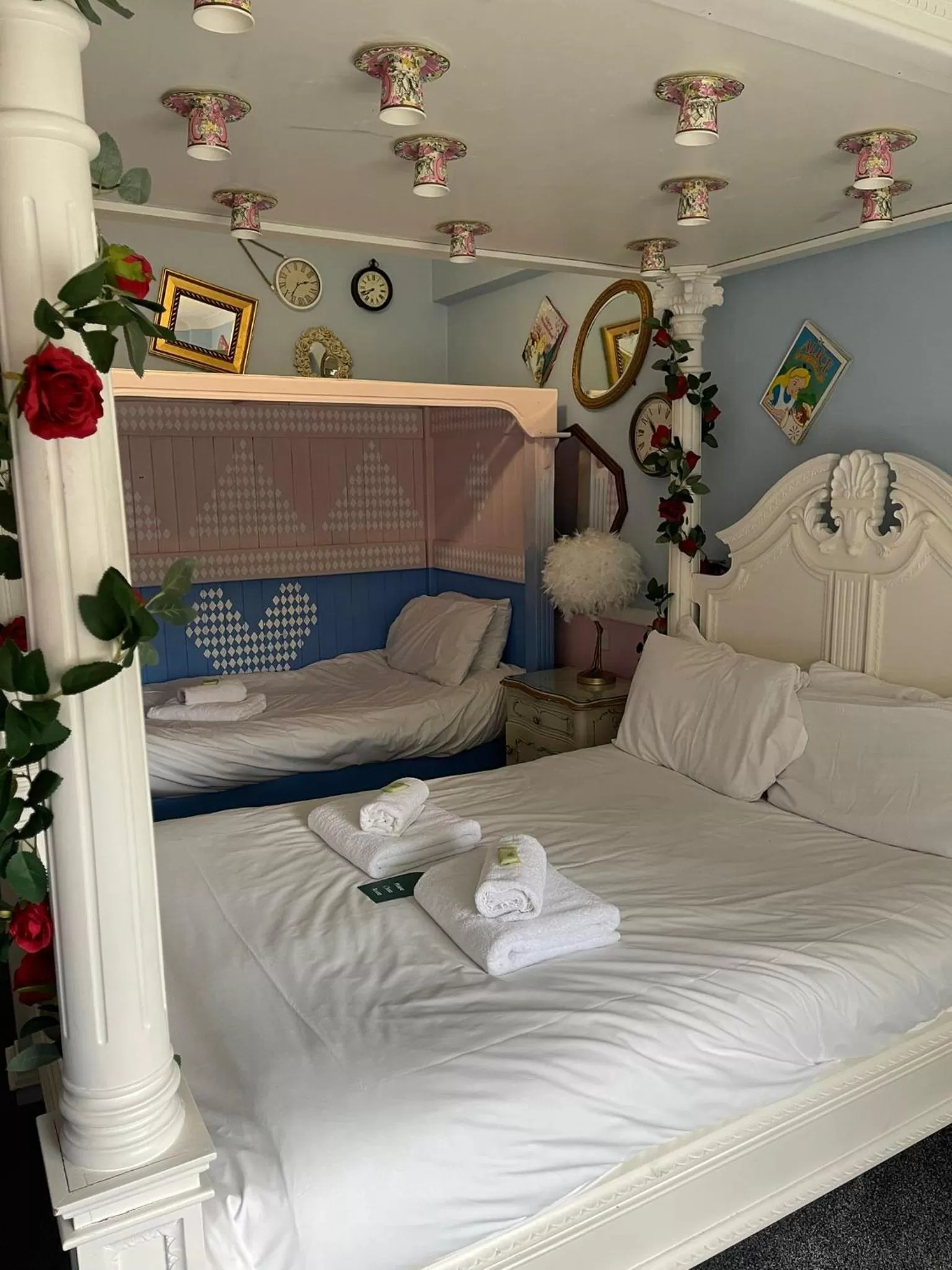 Bedroom in Hatters Hotel