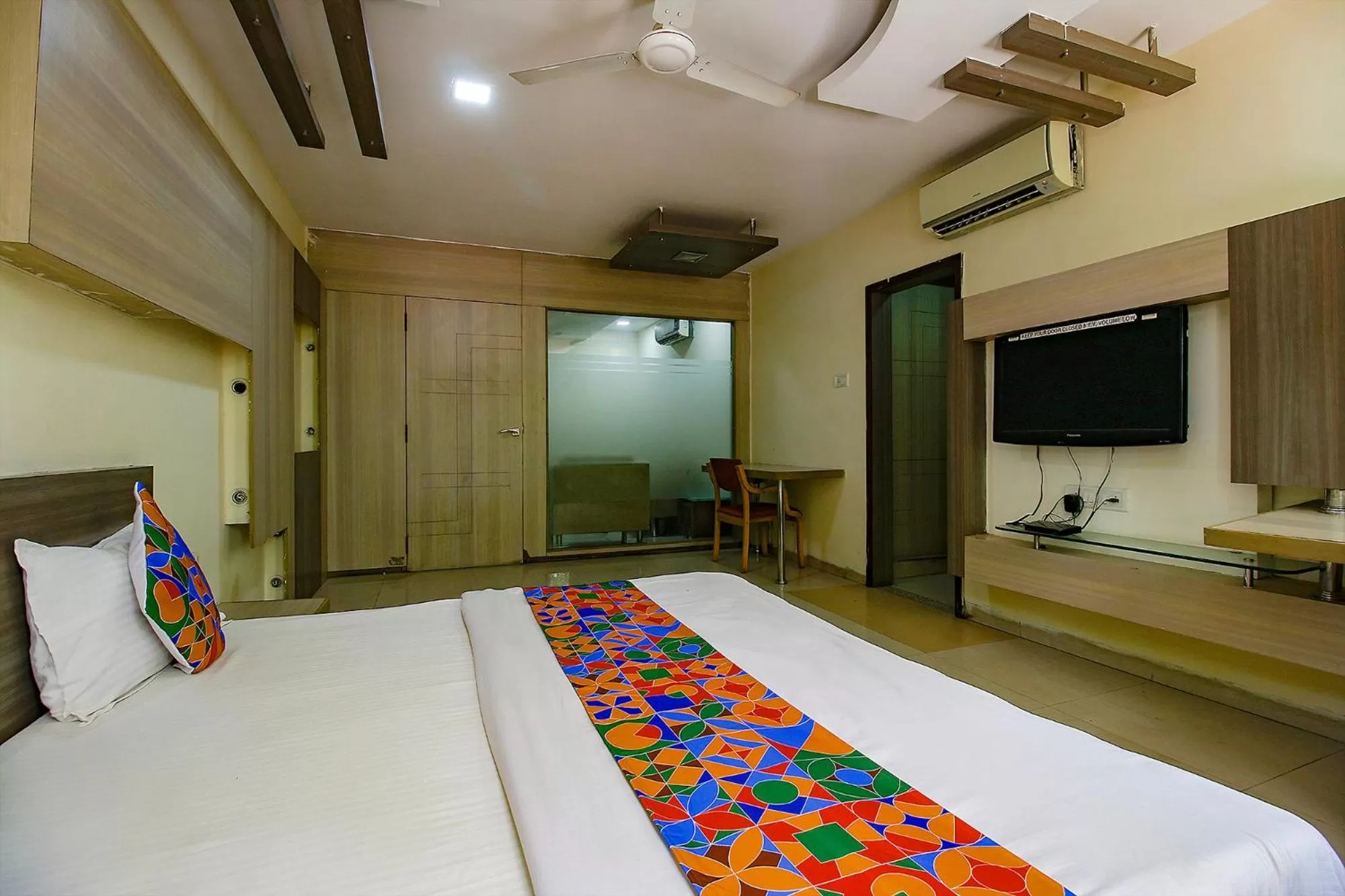 Bed, TV/Entertainment Center in FabExpress Maanpreet