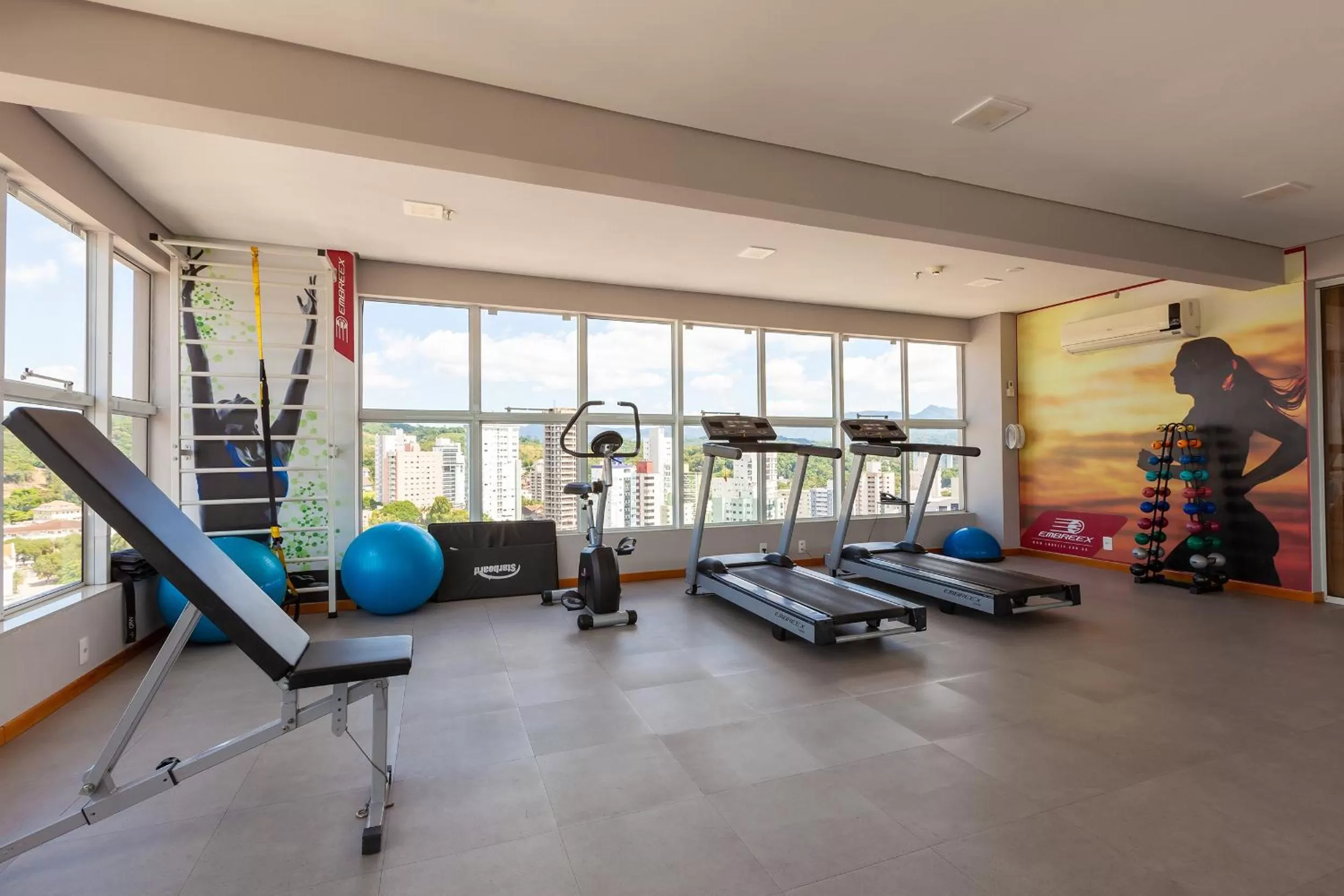 Fitness centre/facilities in Tri Hotel Executive Brusque
