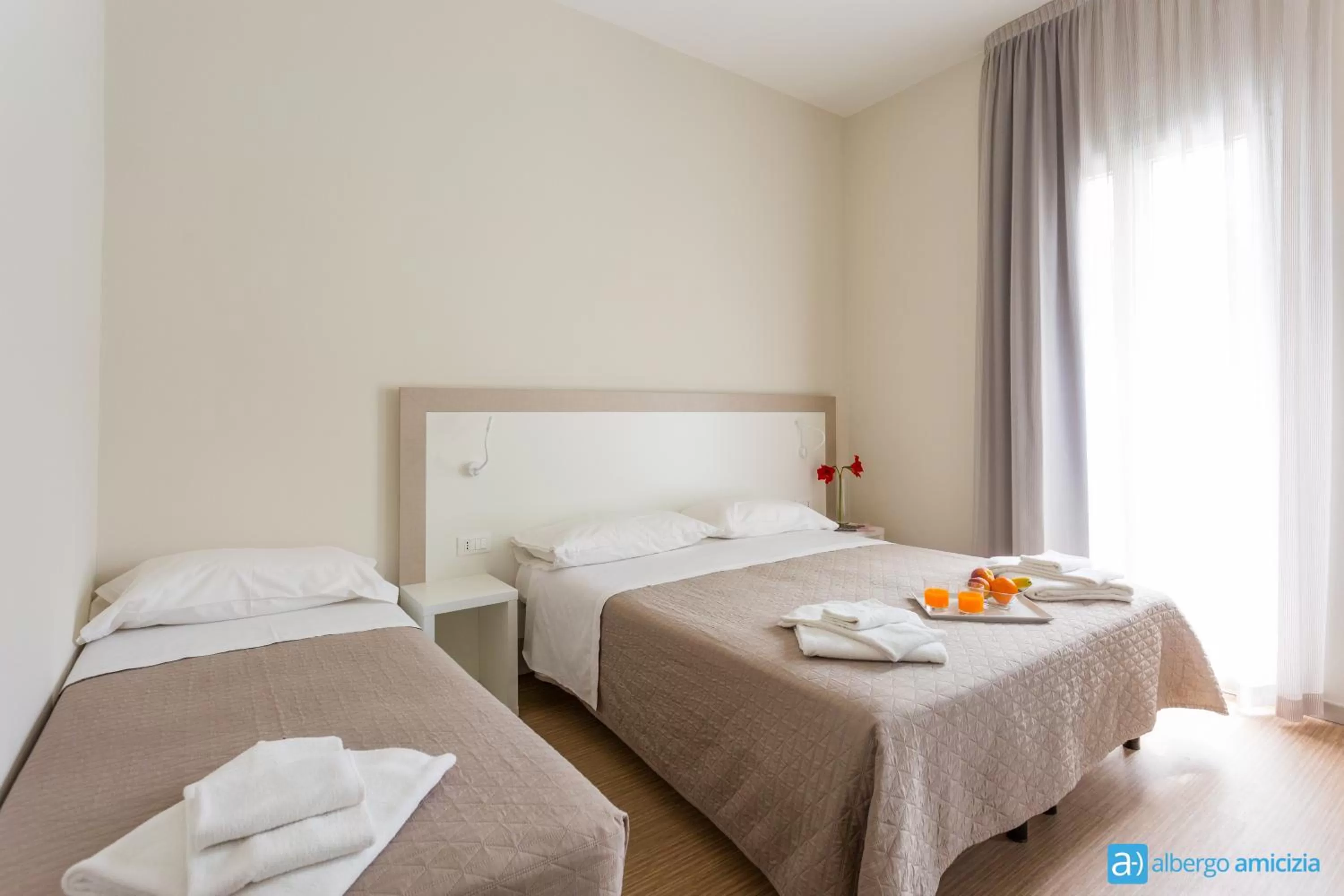 Photo of the whole room, Bed in Hotel Amicizia