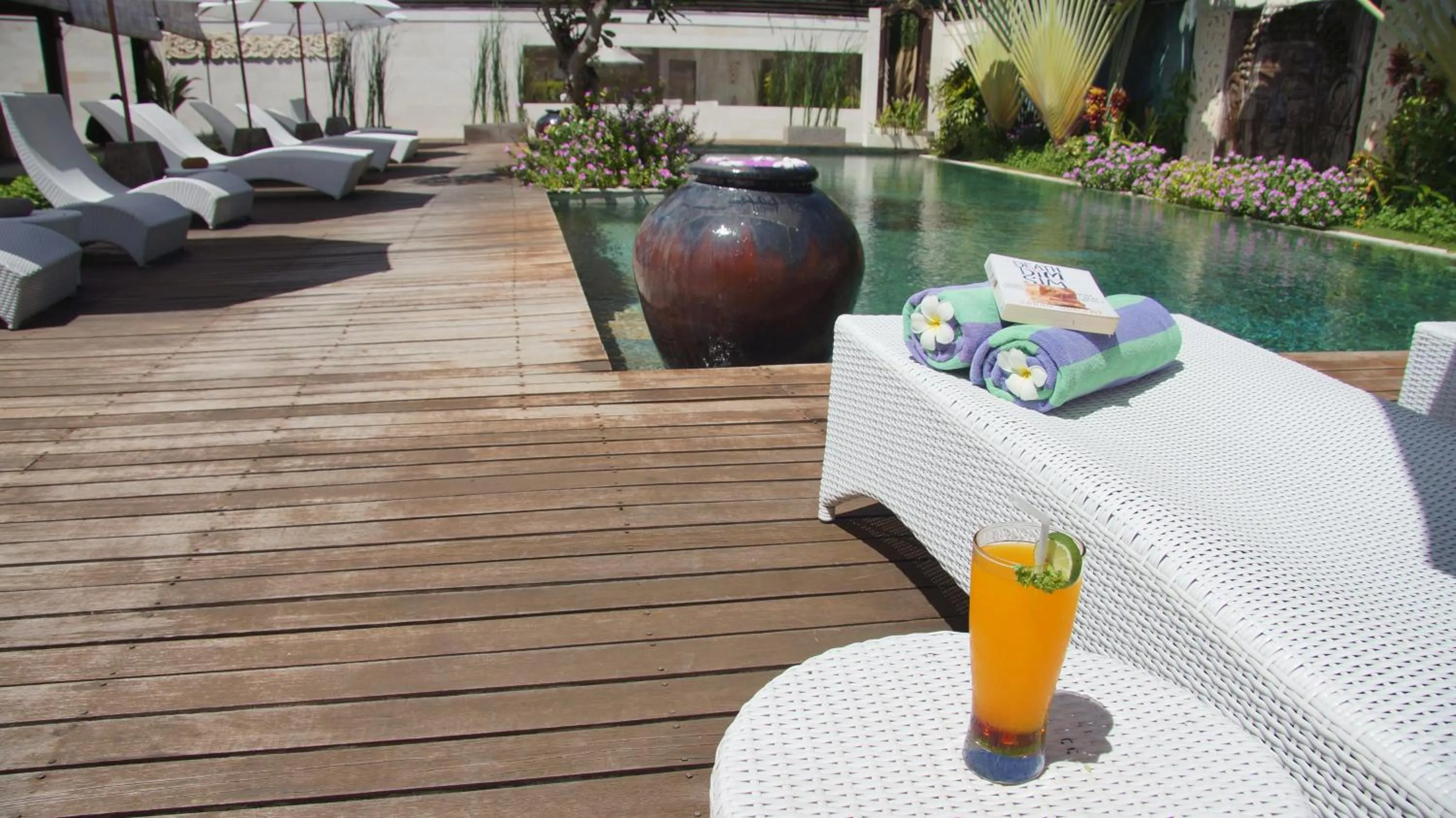 Swimming pool in Katala Suites and Villas