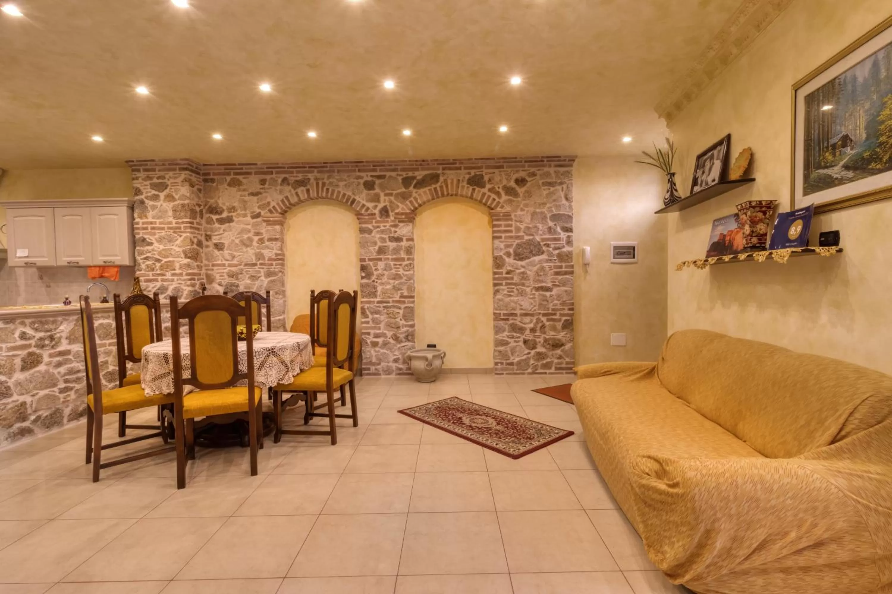 Communal lounge/ TV room in B&B il Baglio