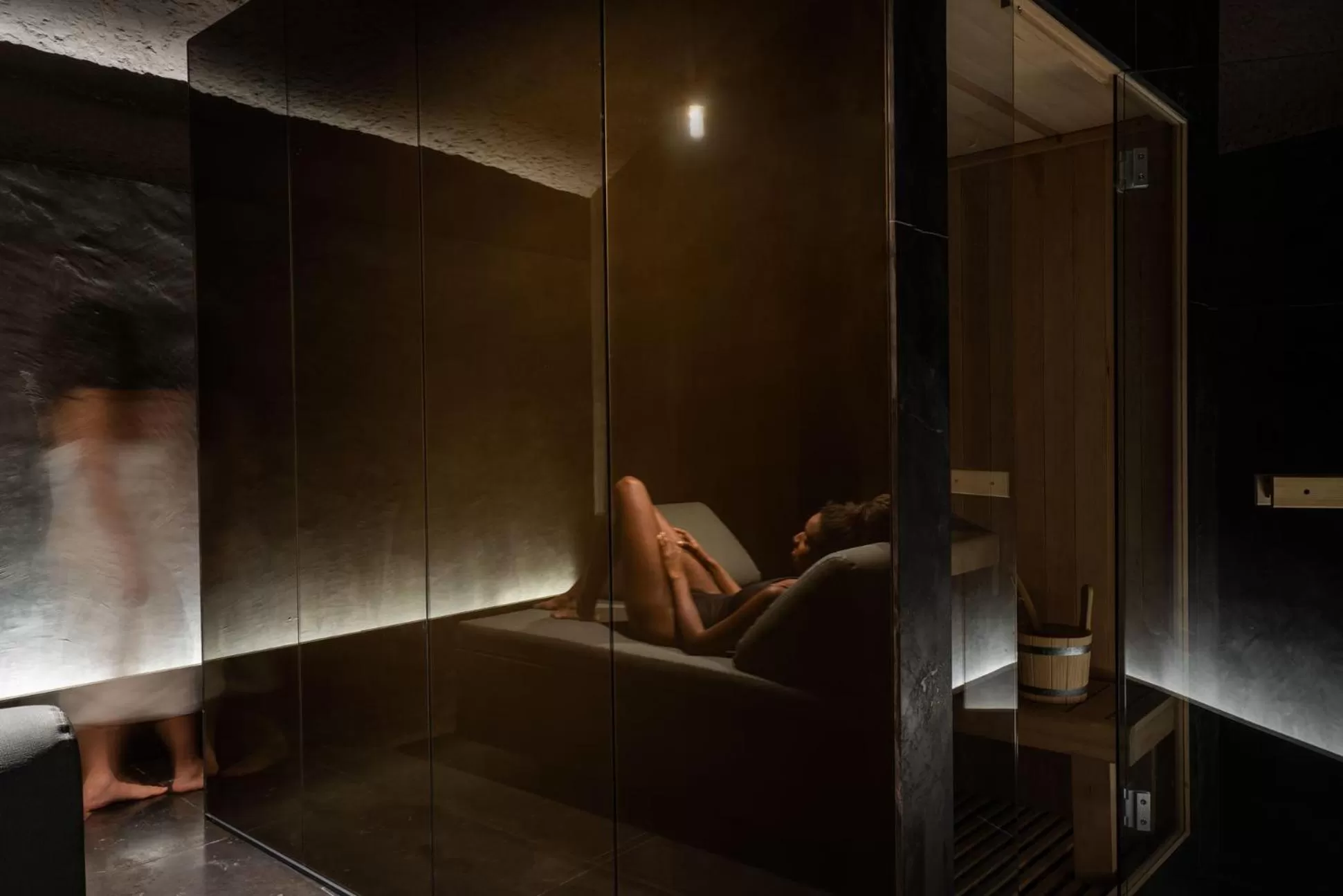 Sauna in Hotel Scenario