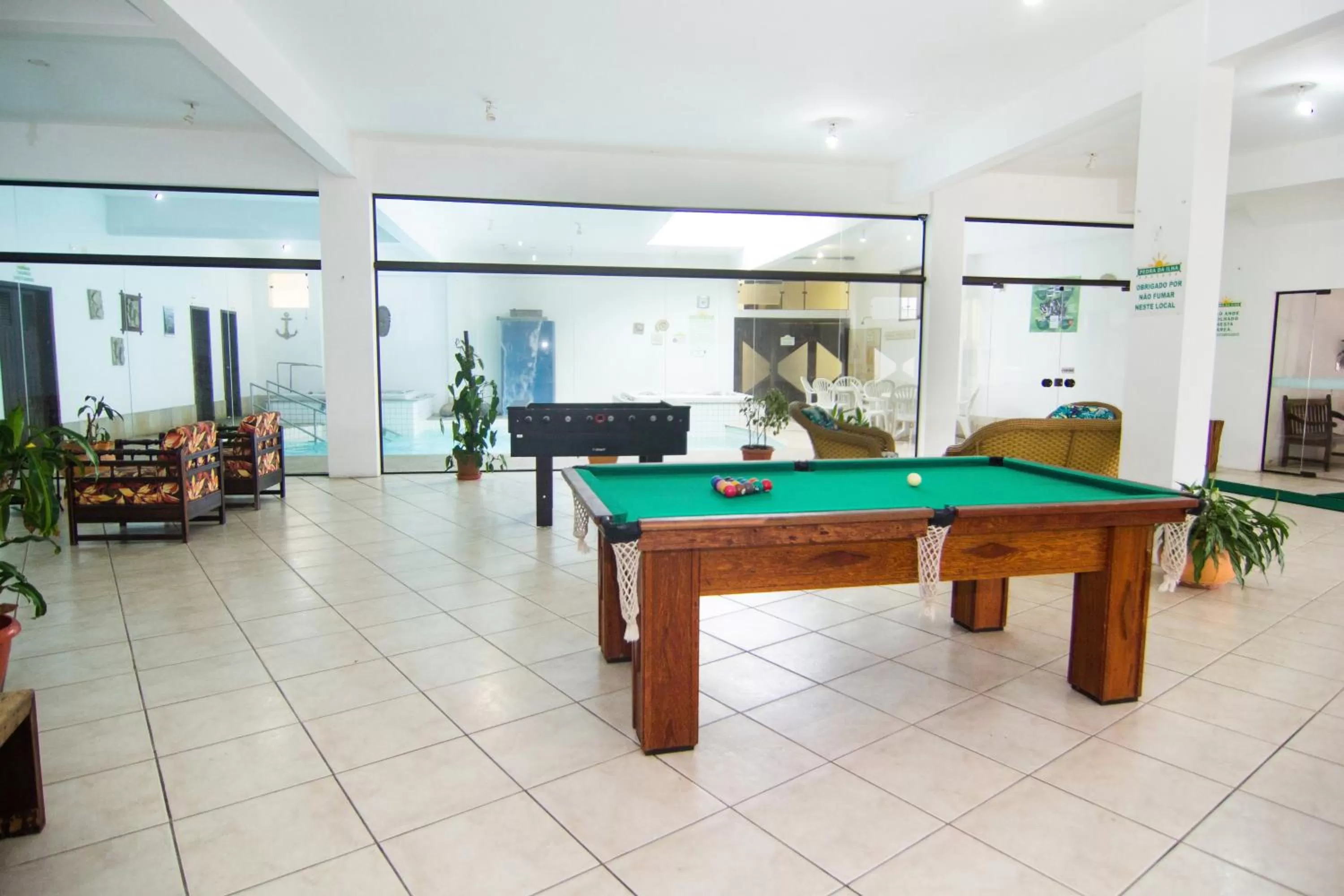 Billiard in Pousada Pedra da Ilha