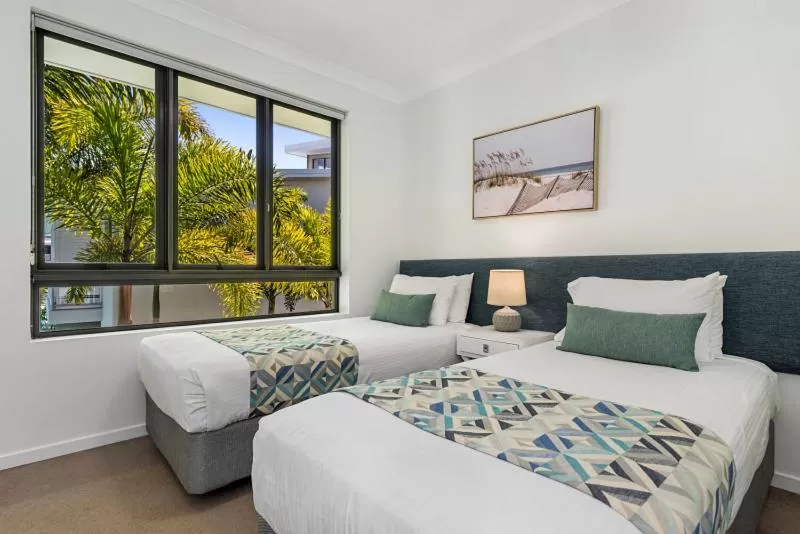 Bed in Sand Dunes Resort Accommodation