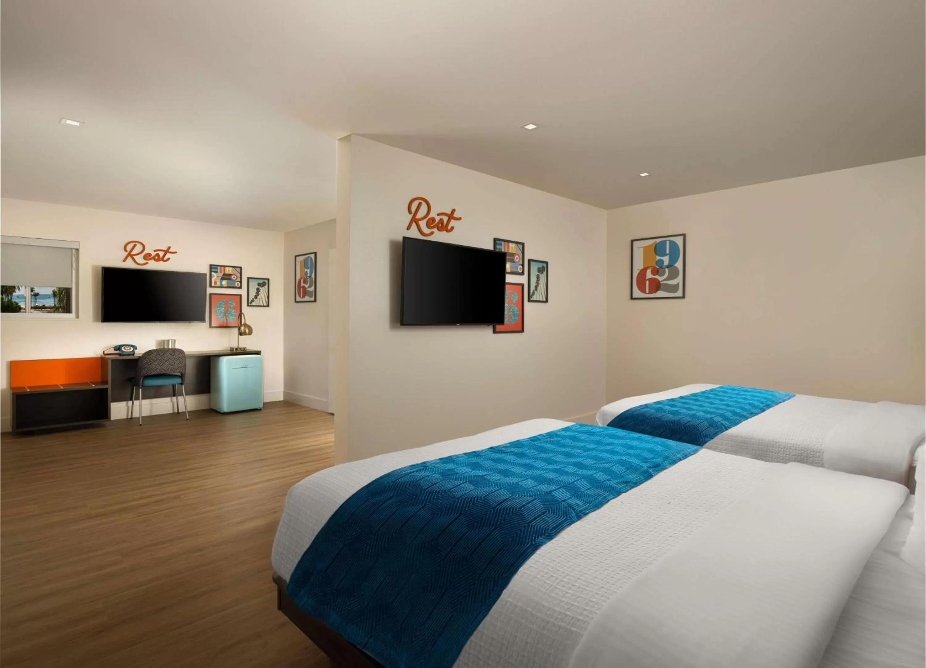 Photo of the whole room, Bed in Motel 6-Santa Barbara, CA - Beach