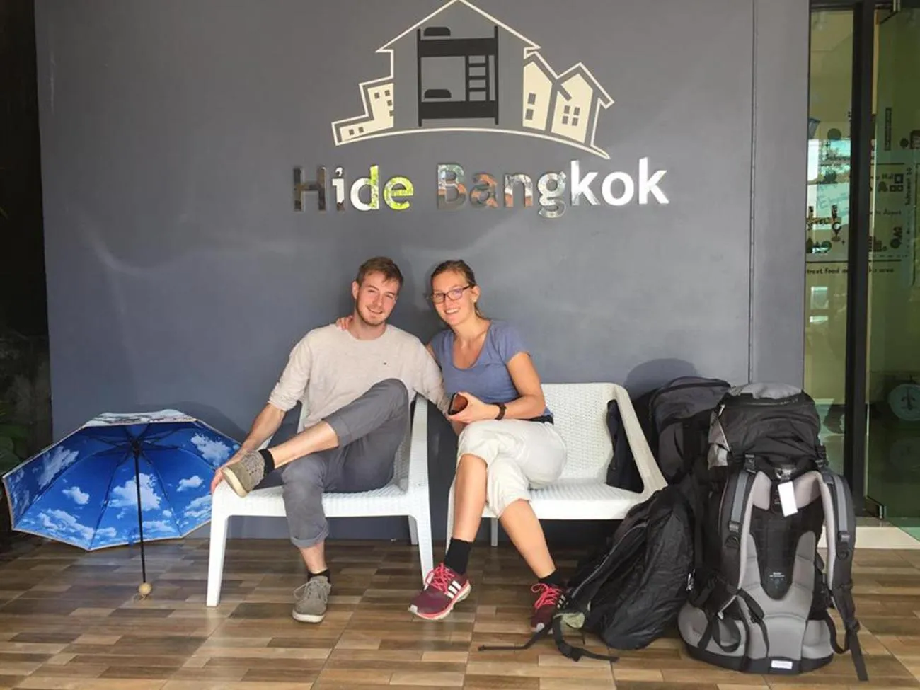 People in Hide Bangkok Hostel