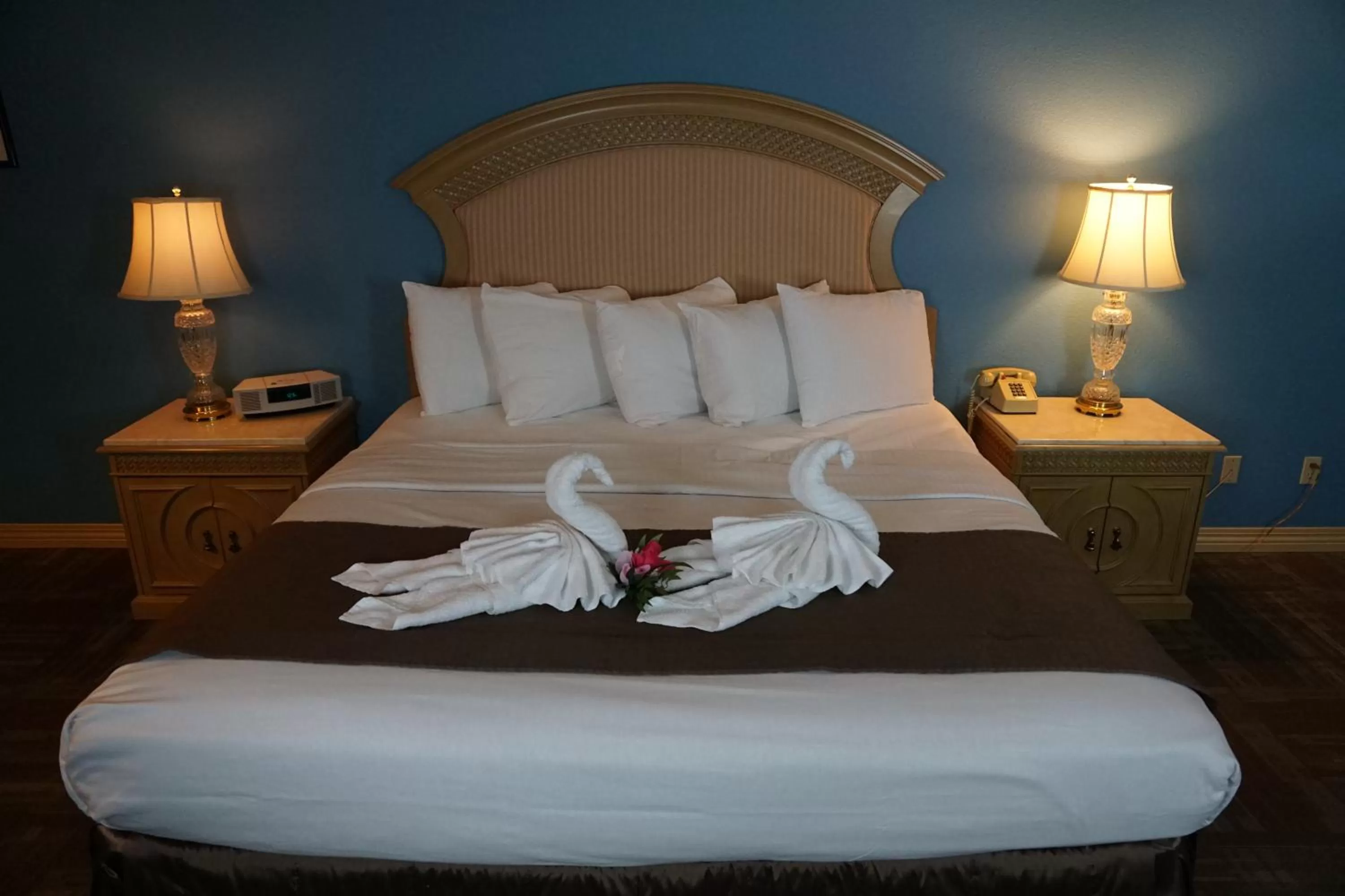 Bed in Railroad Pass Hotel and Casino Ramada by Wyndham
