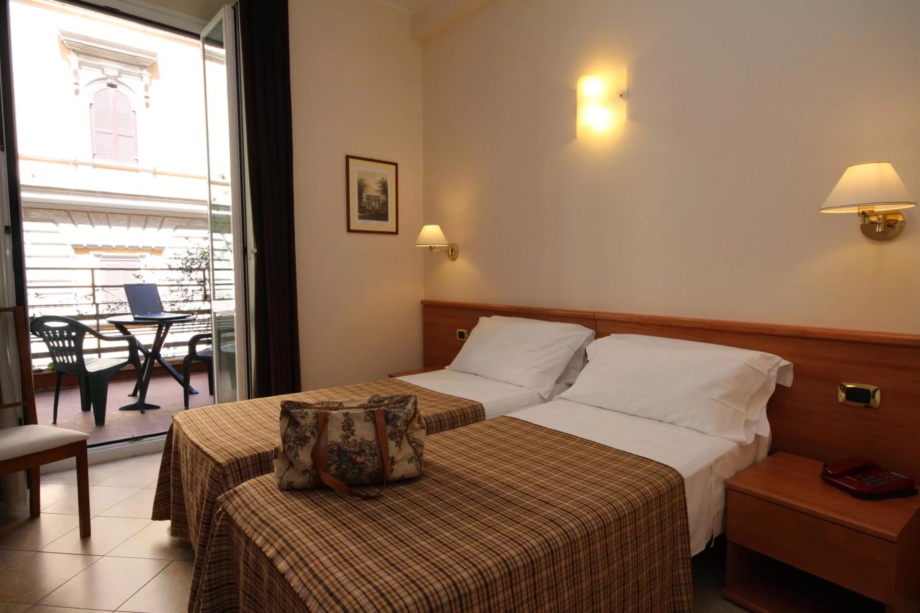 Double or Twin Room with Balcony in Hotel Principe Eugenio