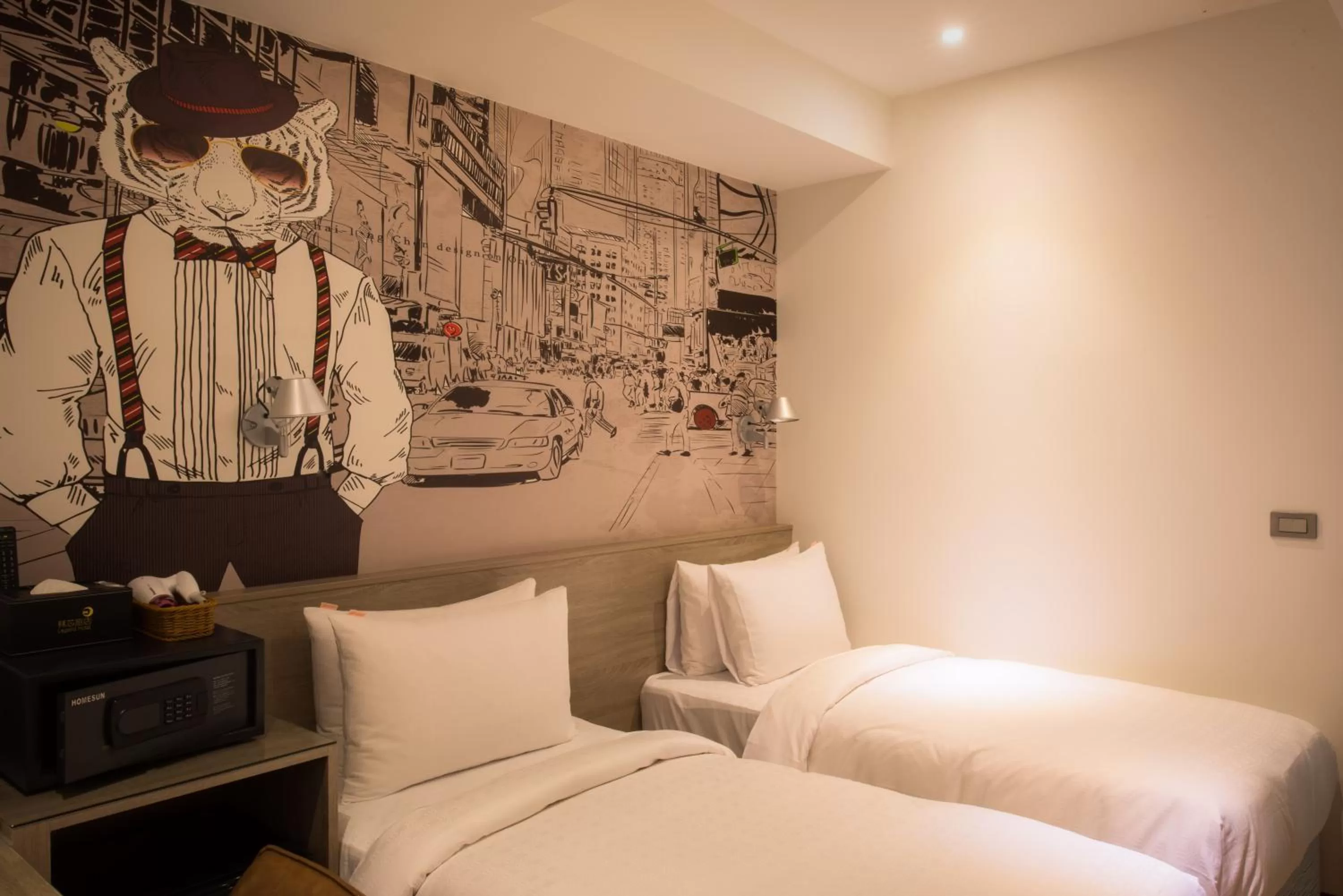 Bed in Legend Hotel Kaohsiung Pier2