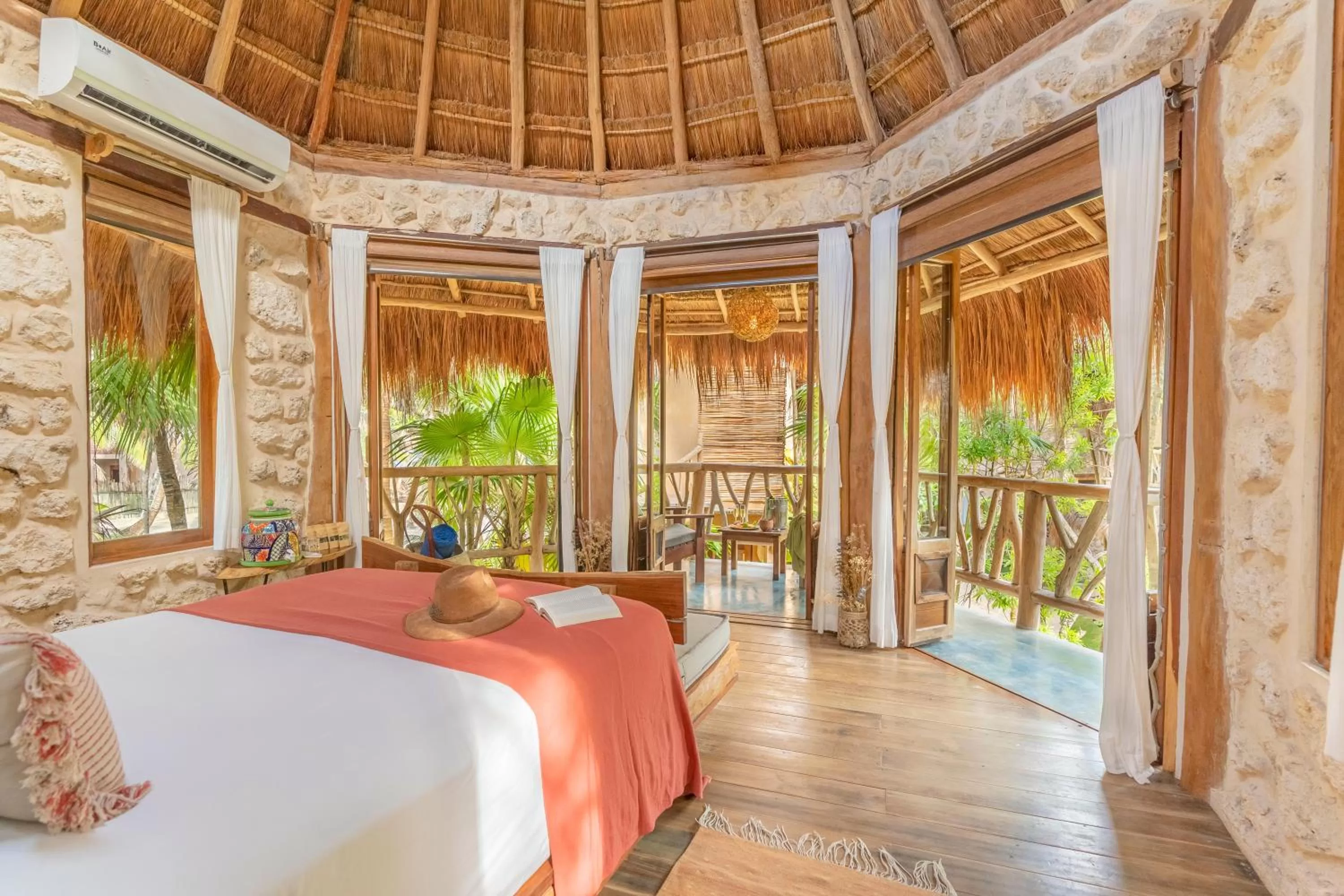 Bed in Alaya Tulum by Ahau Collection