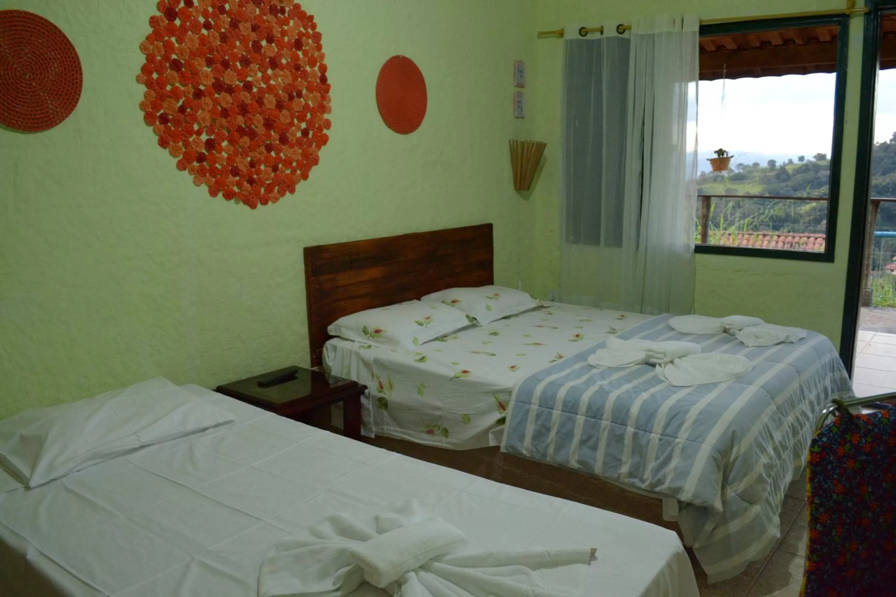 Bed in Pousada Spa Saúde Melhor