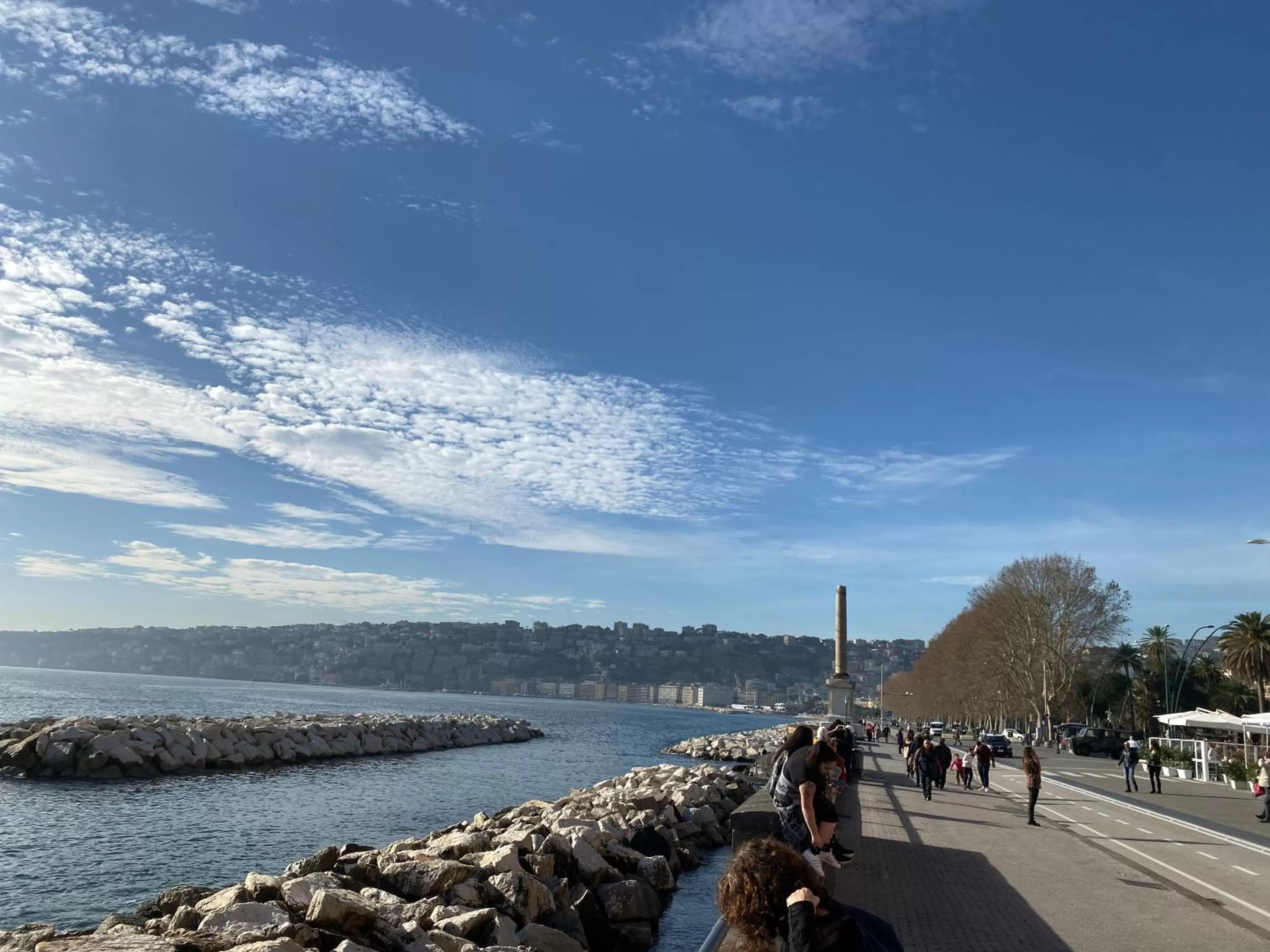 Sea view in Hall inn B&B in Naples
