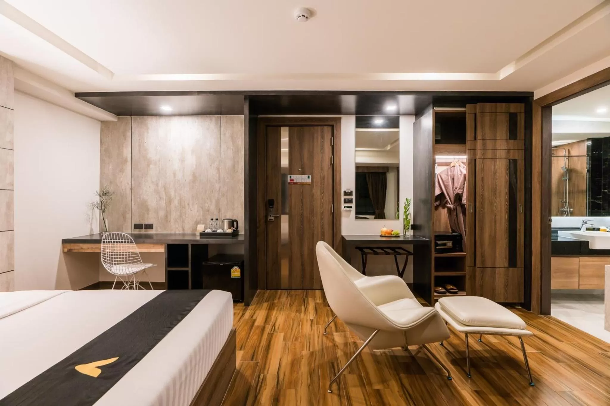 Living room, Bed in Acqua Hotel