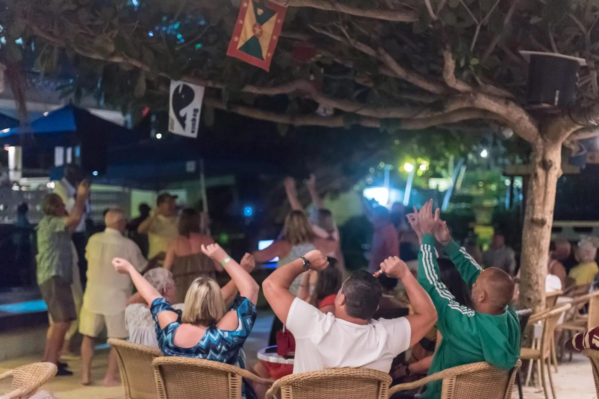 People in Coconut Court Beach Hotel