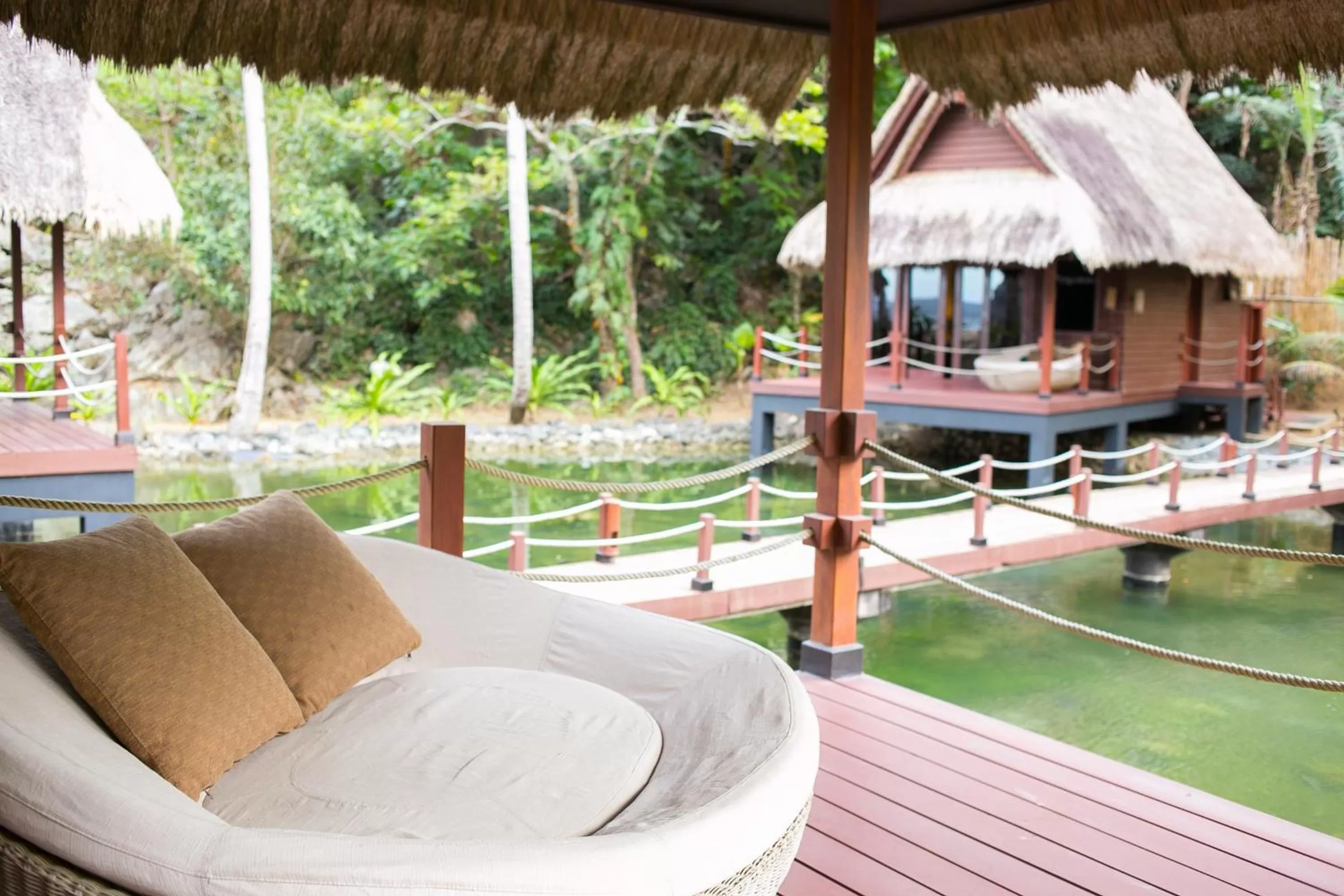 Seating area in Cauayan Island Resort and Spa