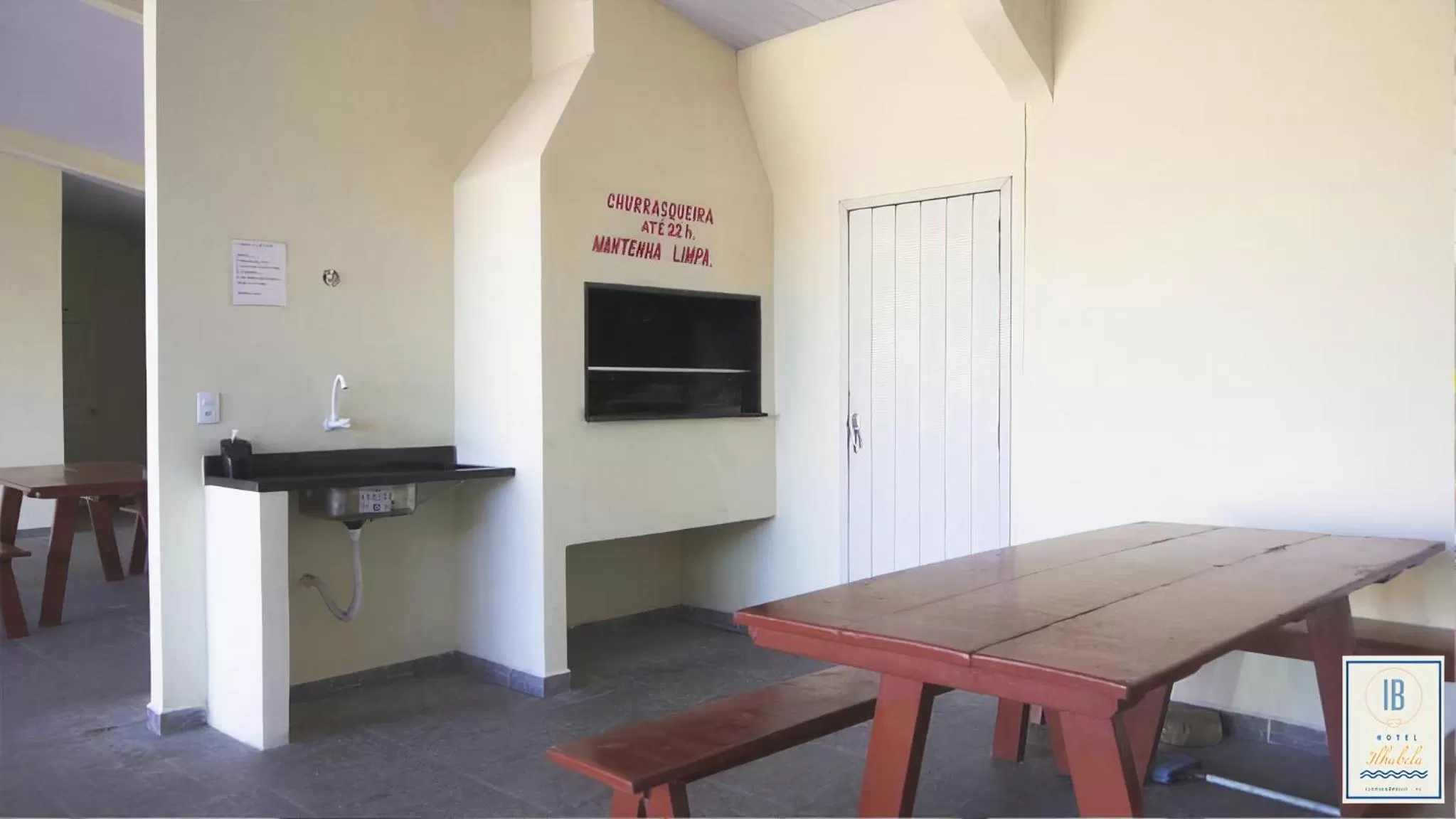BBQ facilities in Hotel Residencial Ilhabela