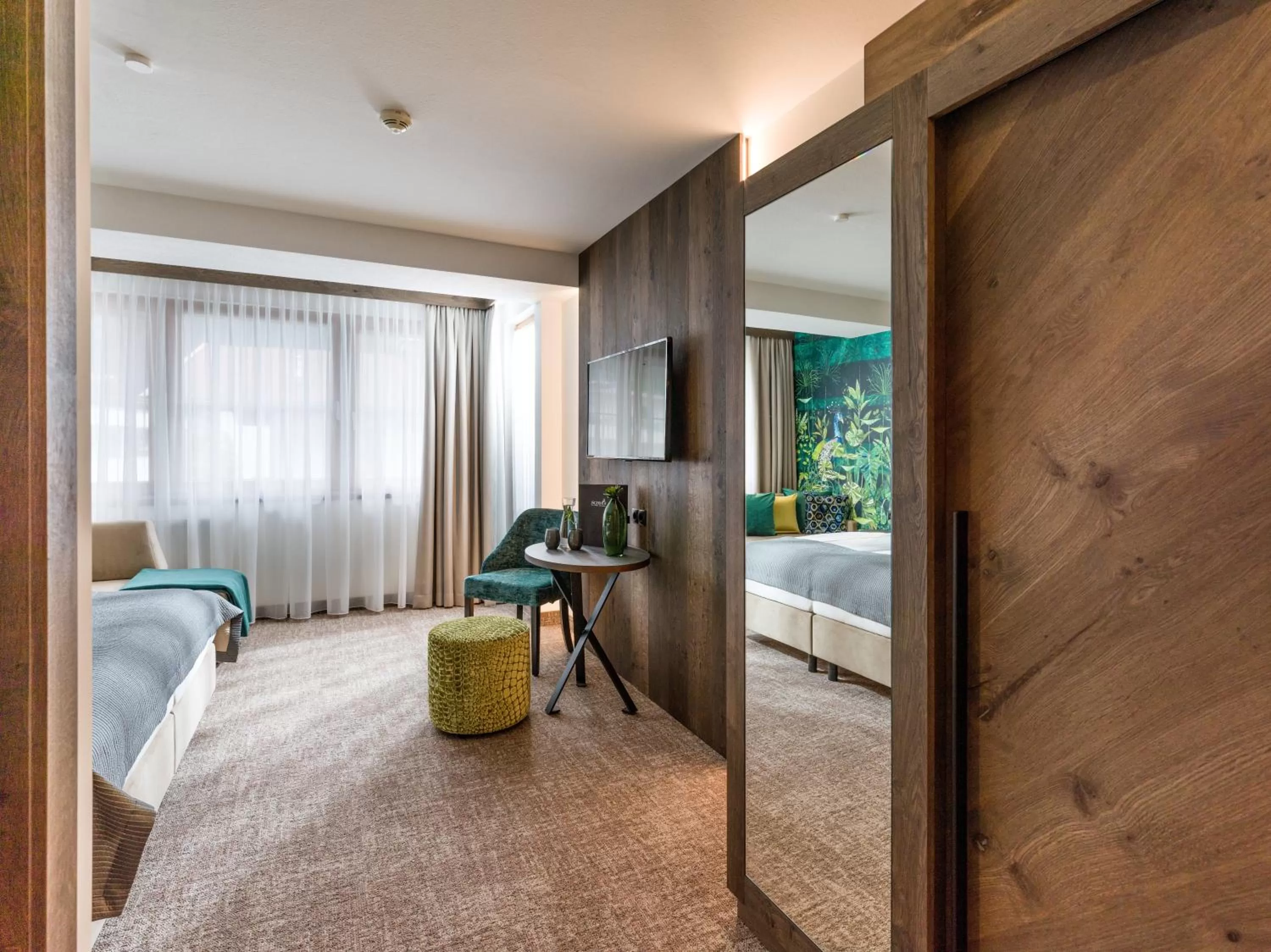 Decorative detail, Seating Area in Hotel Jägerhof und Jagdhaus