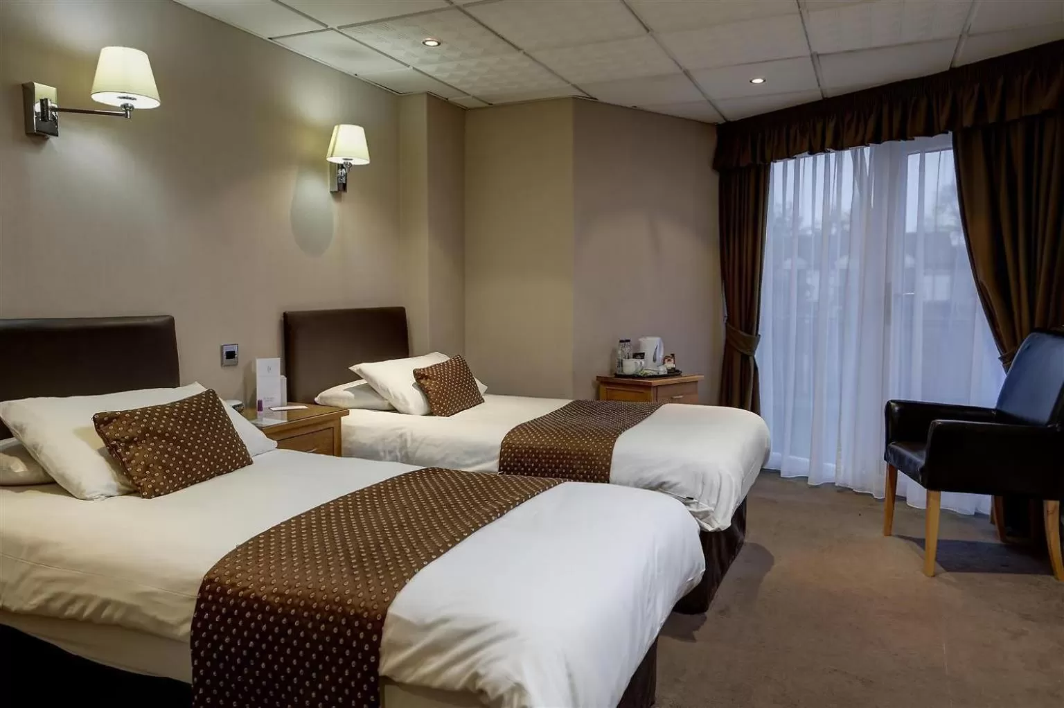 Standard Twin Room in Park hall Hotel & Spa Lancashire, a member of Radisson Individuals