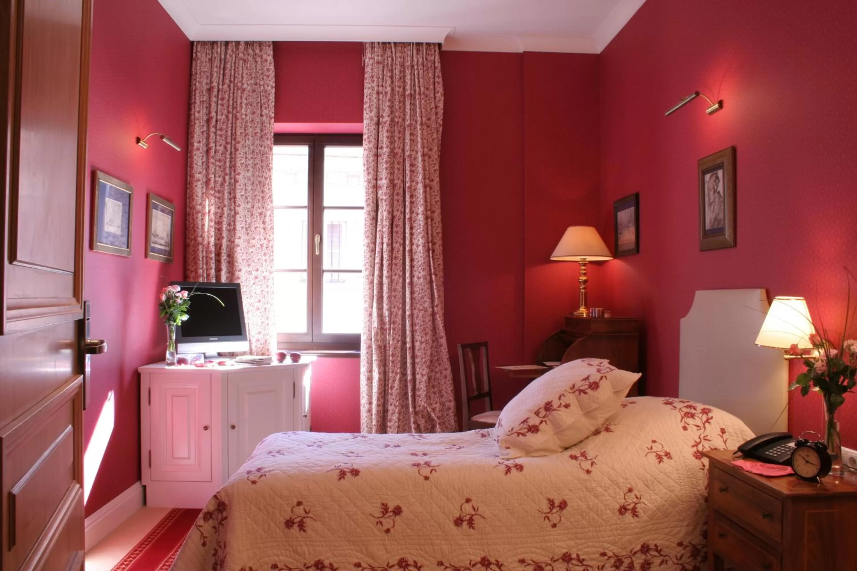 Bed in Hotel Gródek