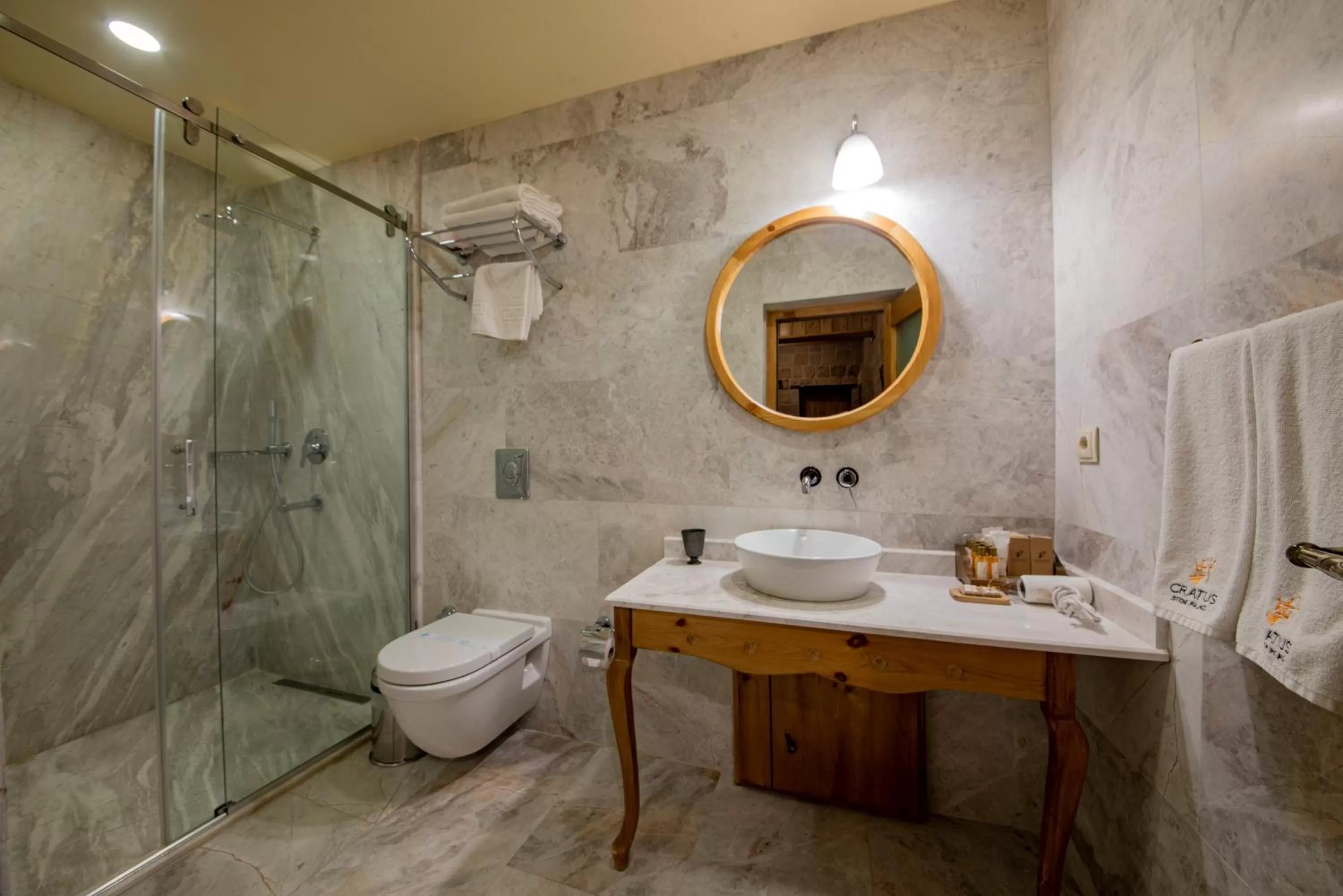 Bathroom in Cratus Stone Palace