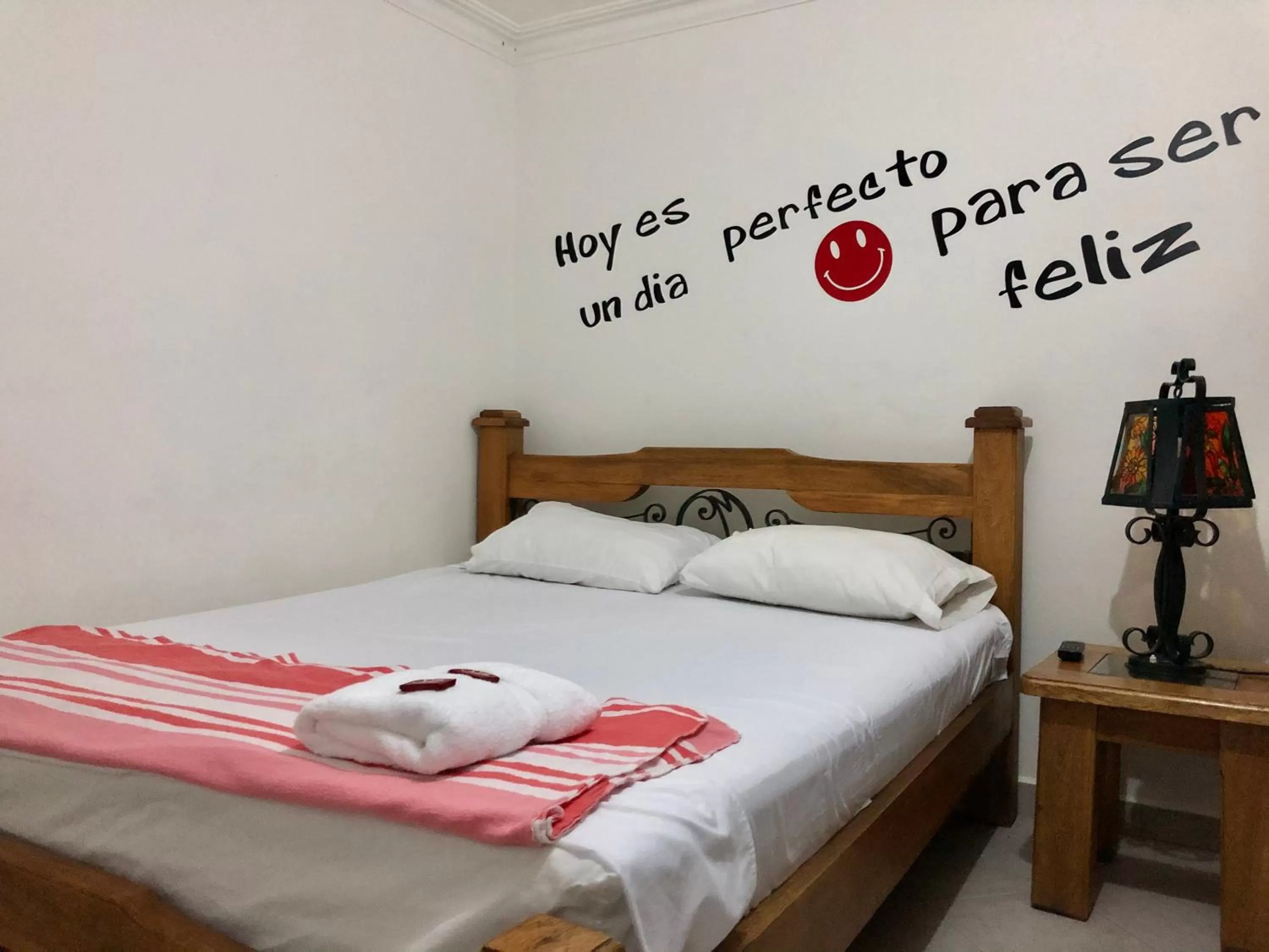 Bed in Hotel Casa Malibú