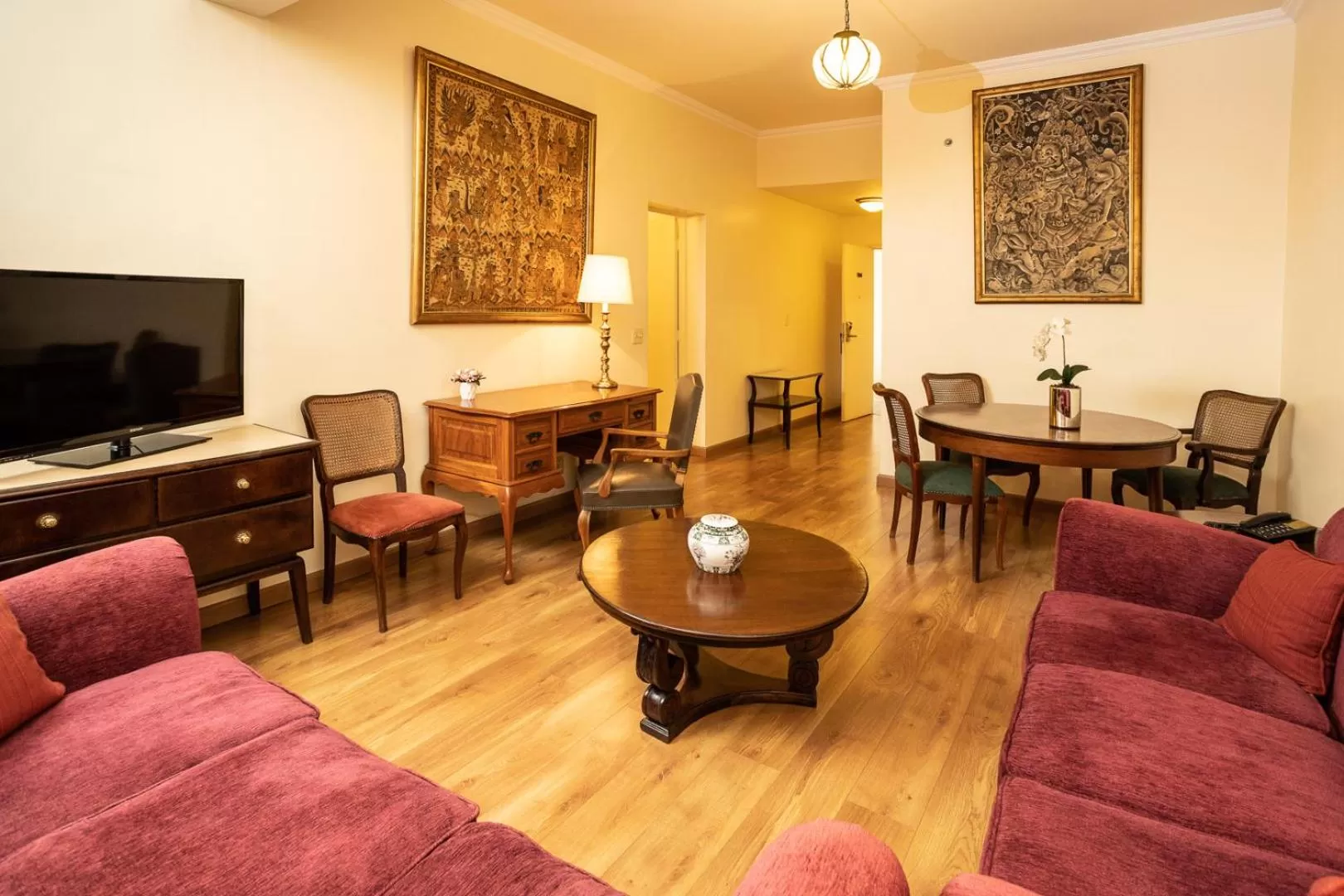 Living room in Dayrell Hotel e Centro de Convenções