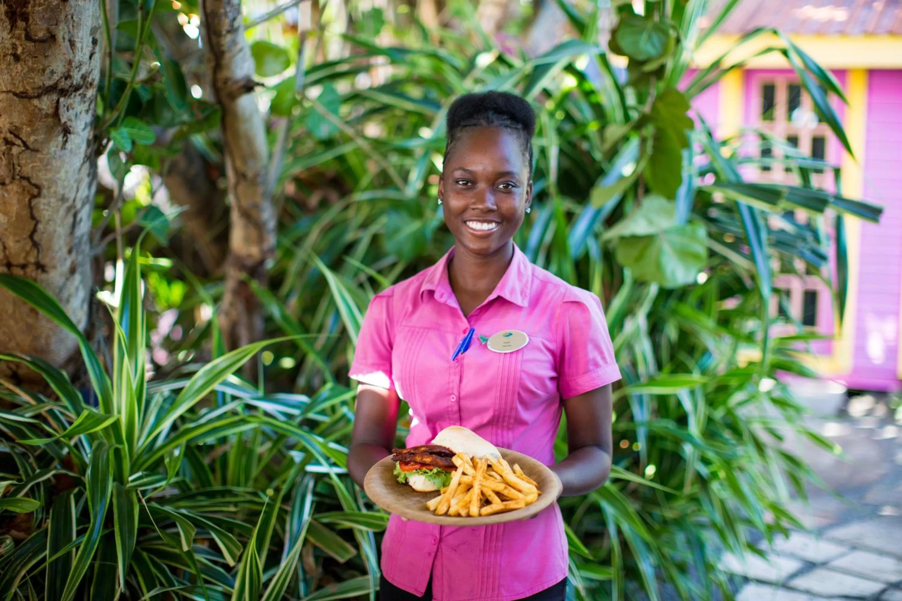 Staff in True Blue Bay Resort