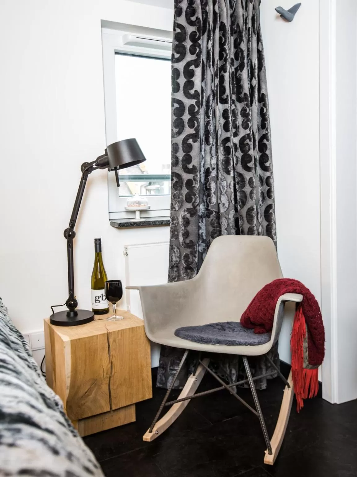 Seating area, Bed in Boutique Hotel K7