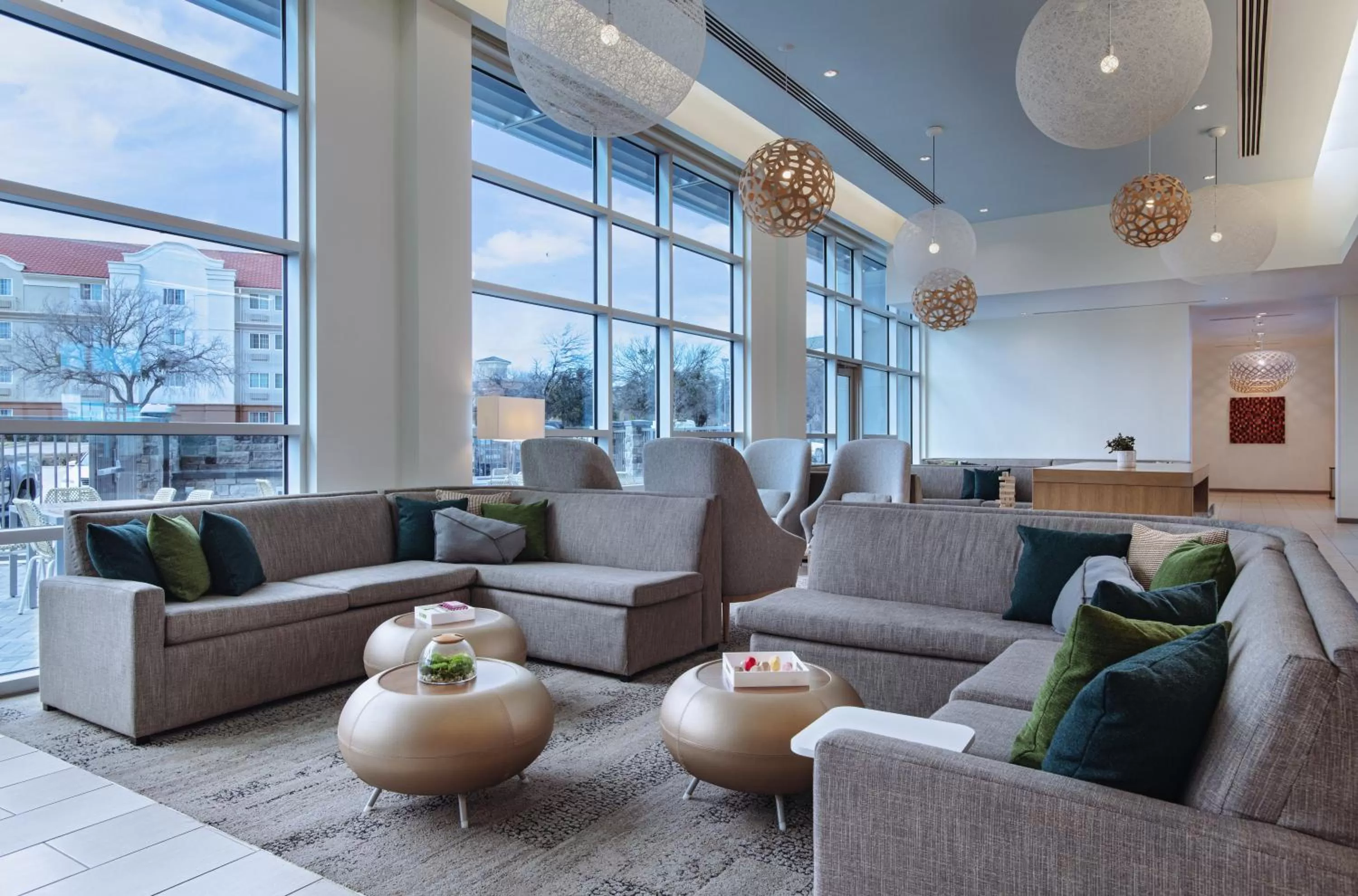 Lobby or reception in Element Dallas Las Colinas