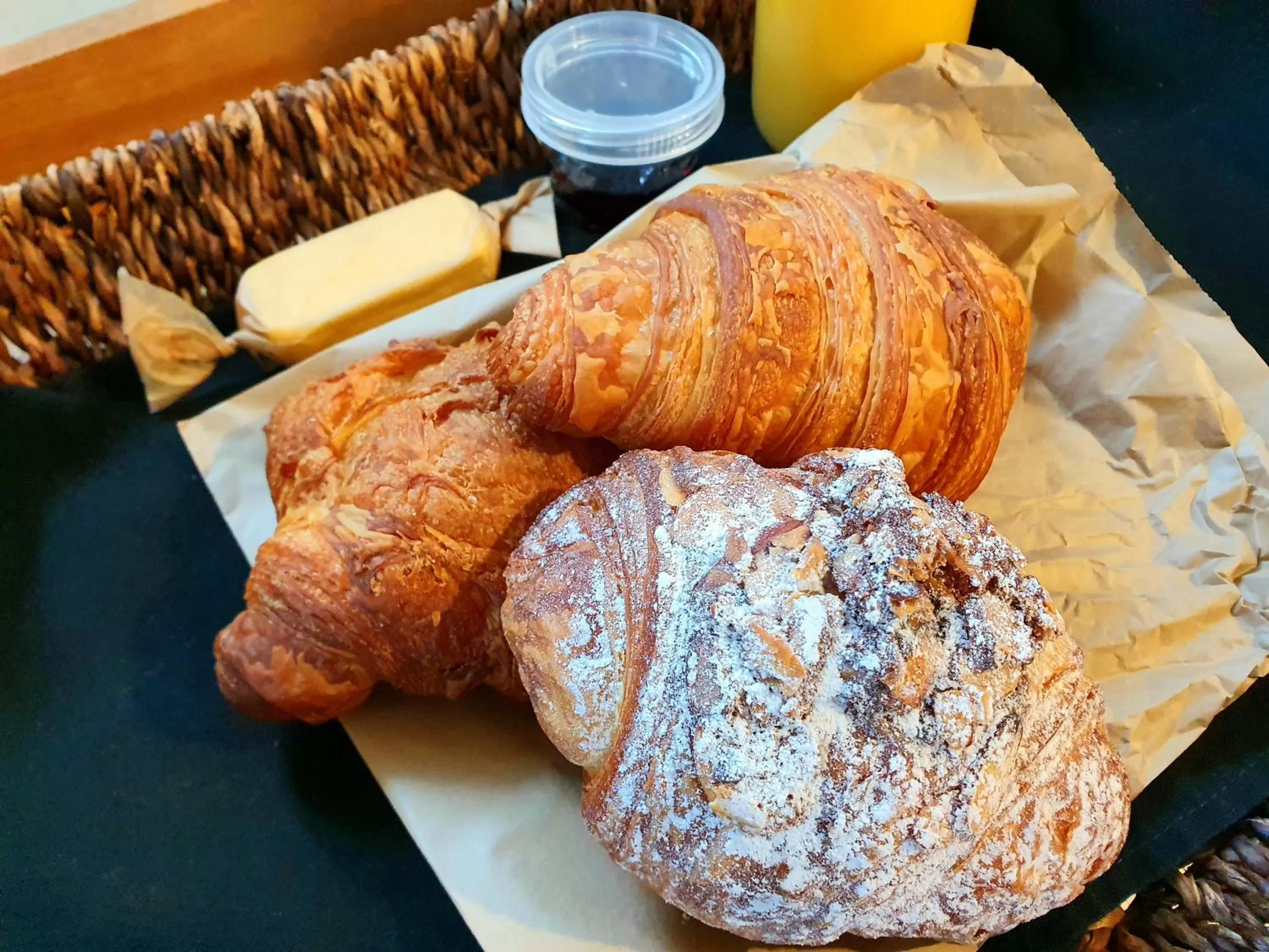 Continental breakfast in Kerikeri Park Lodge
