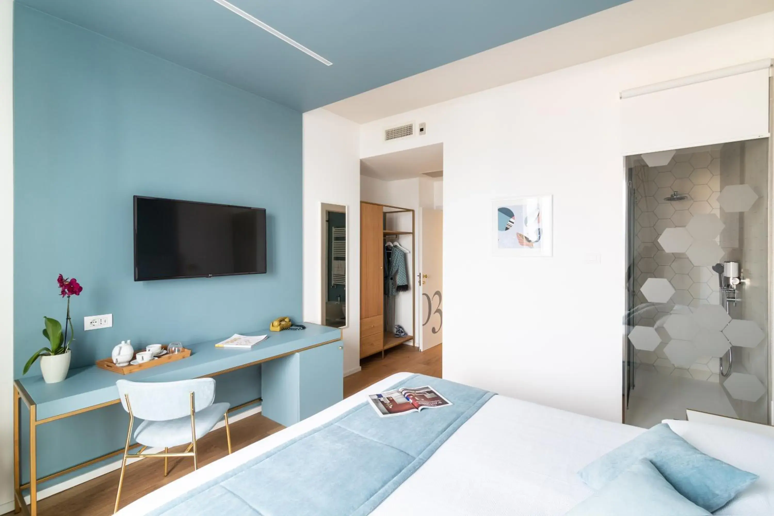 Double Room with Sea View in Hotel Aristeo Double Room with Sea View in Hotel Aristeo