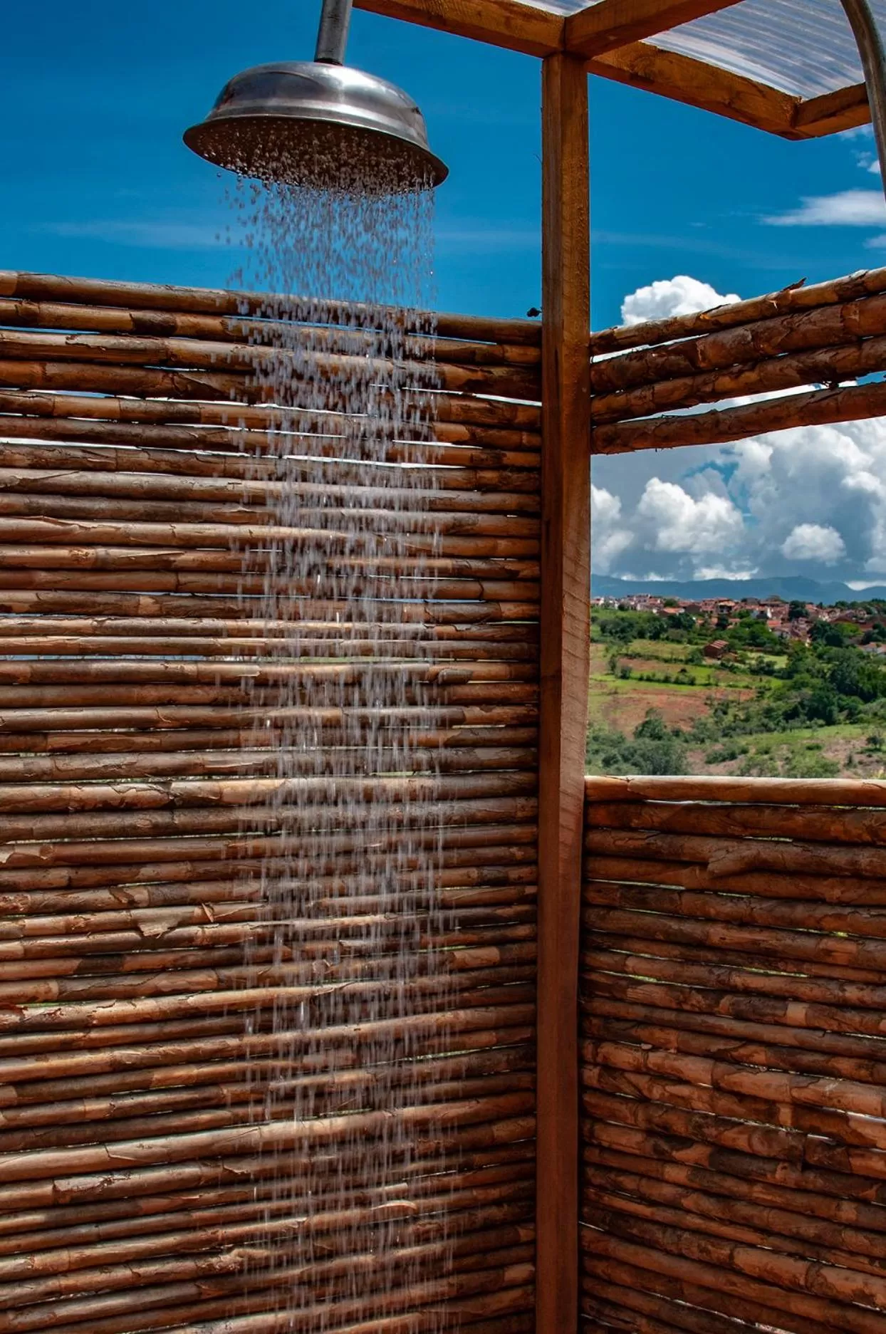 Shower in Serrania del Viento