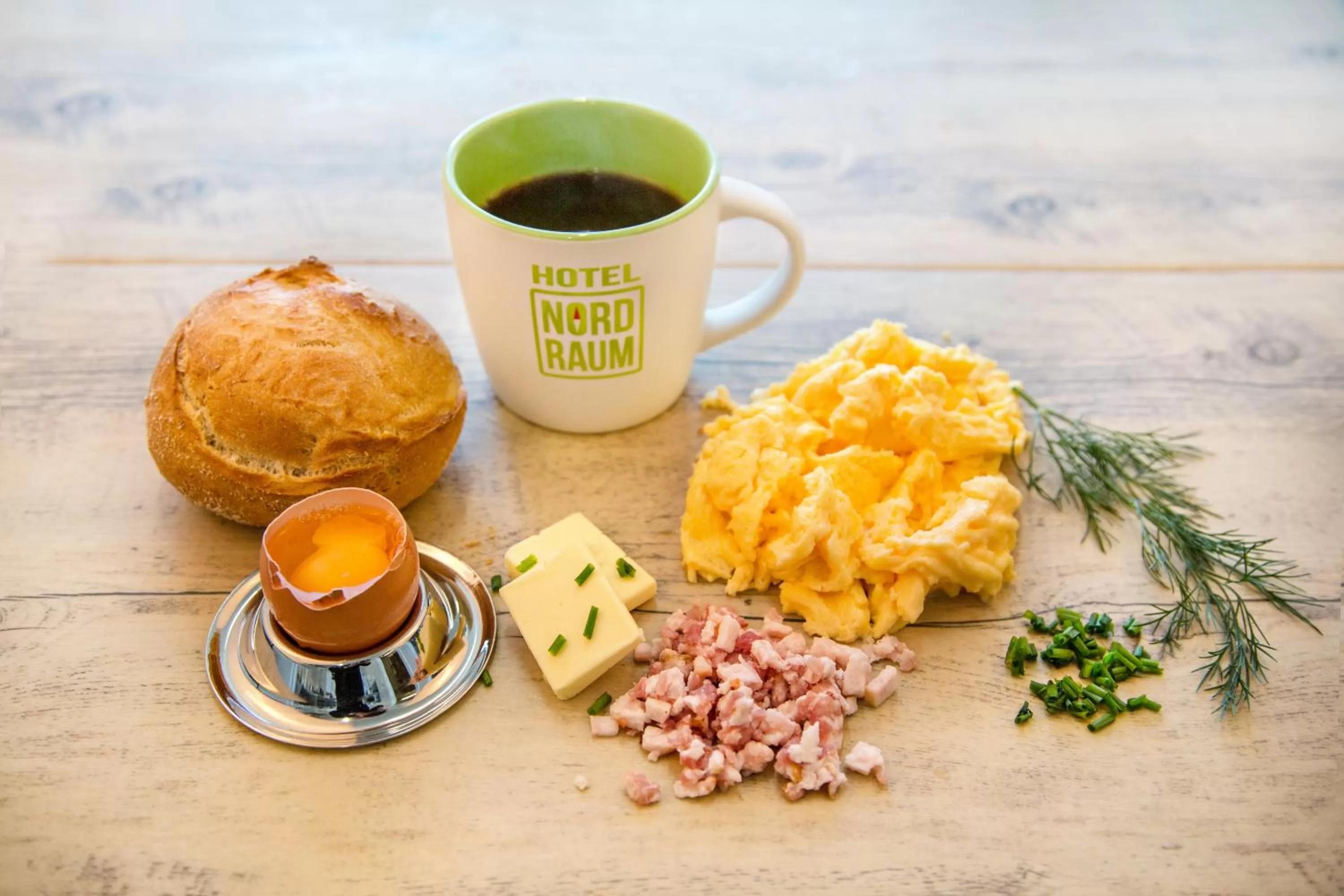 Buffet breakfast in Hotel NordRaum