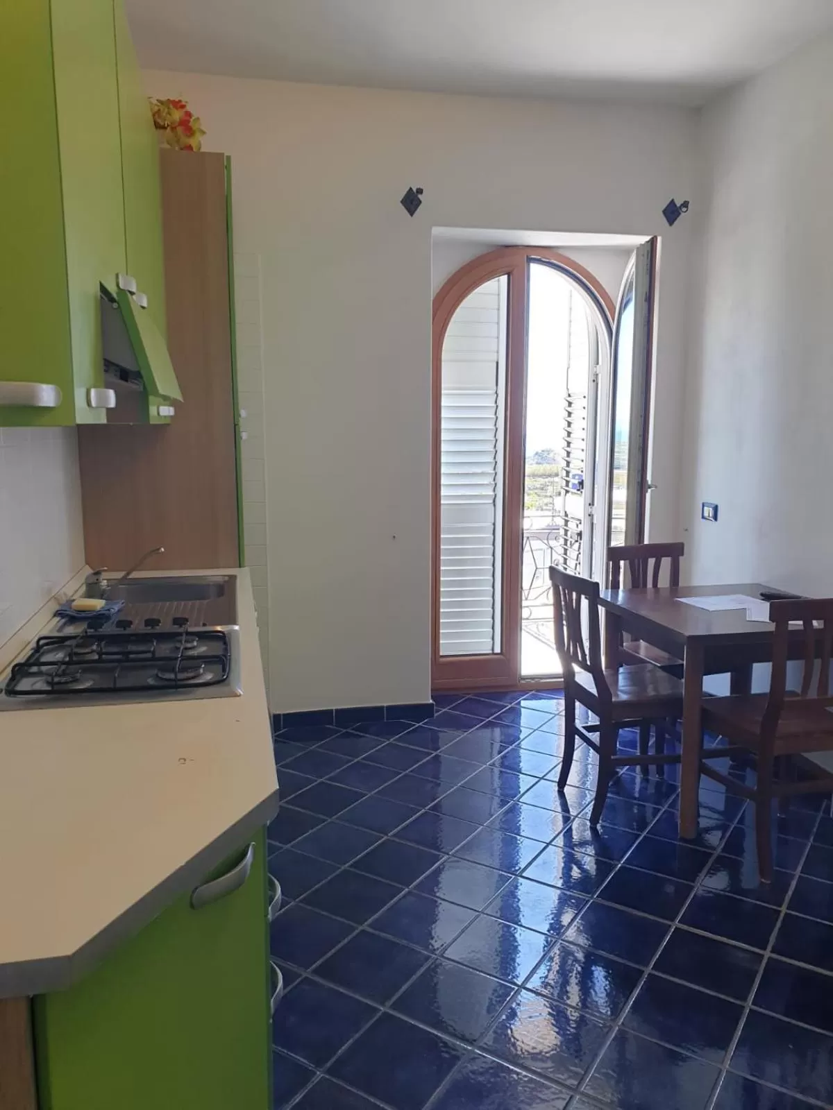 Kitchen or kitchenette in Hotel Mareluna Ischia